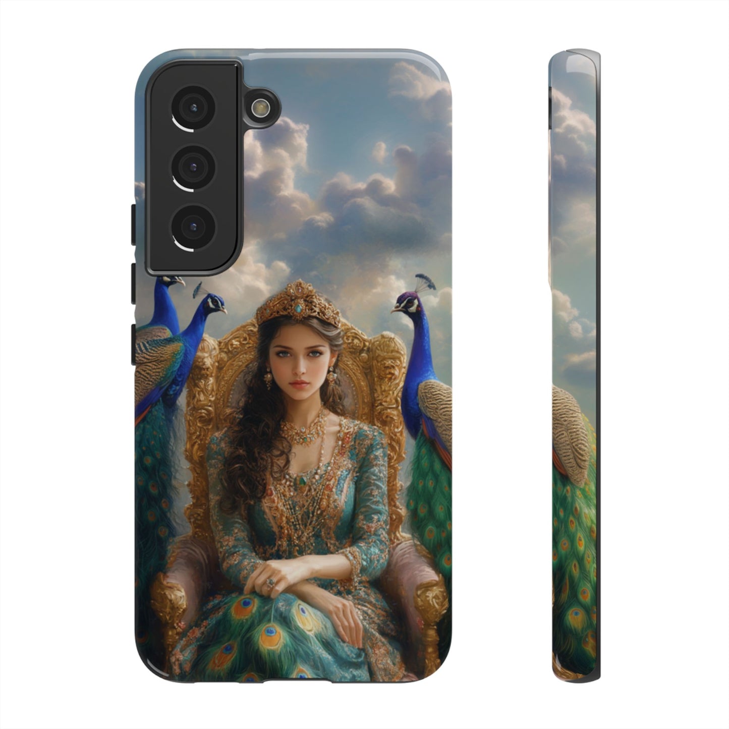 Hera Peacock Empress Golden Throne - Tough Samsung Galaxy Case