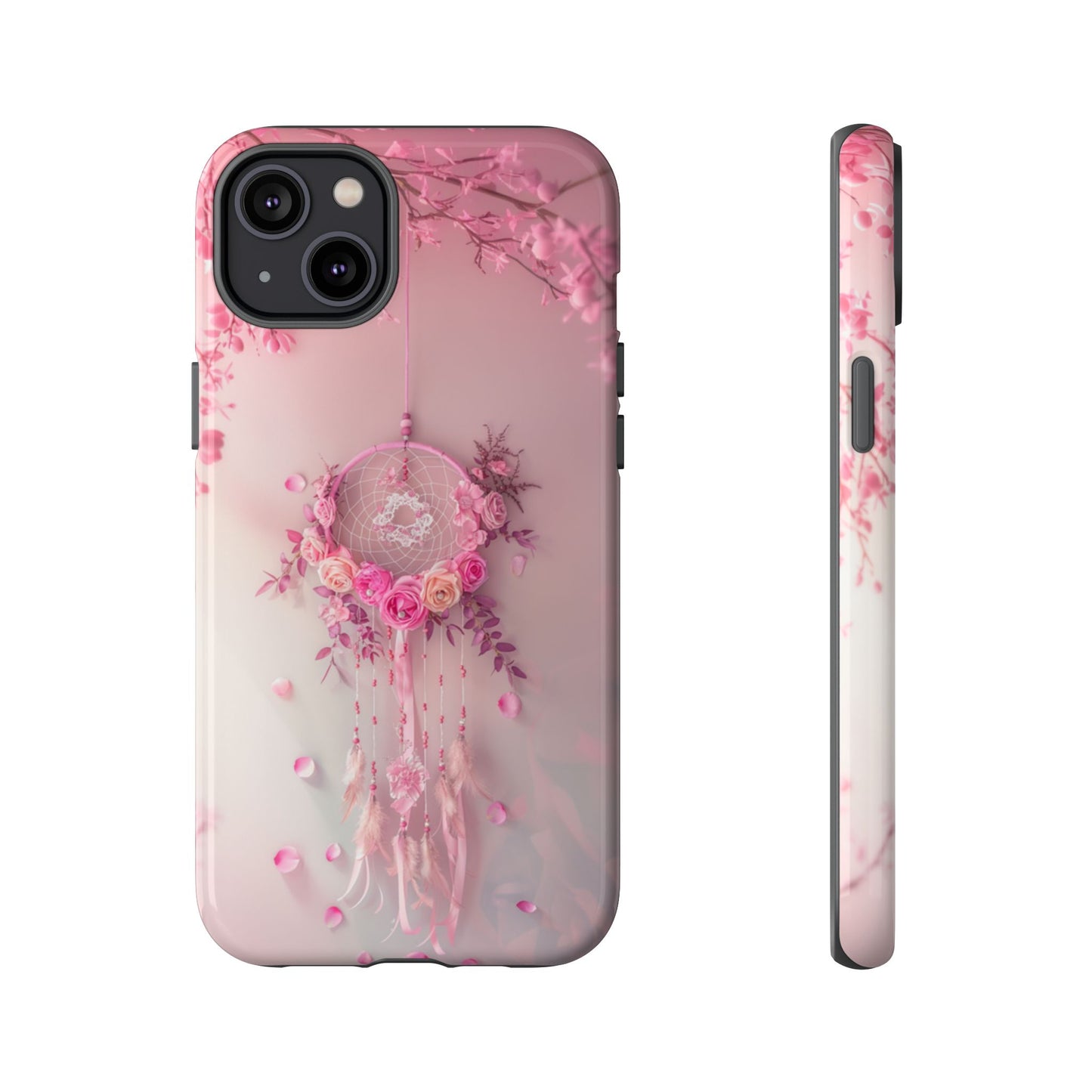 Pink Rose Dreamcatcher - Tough iPhone Case