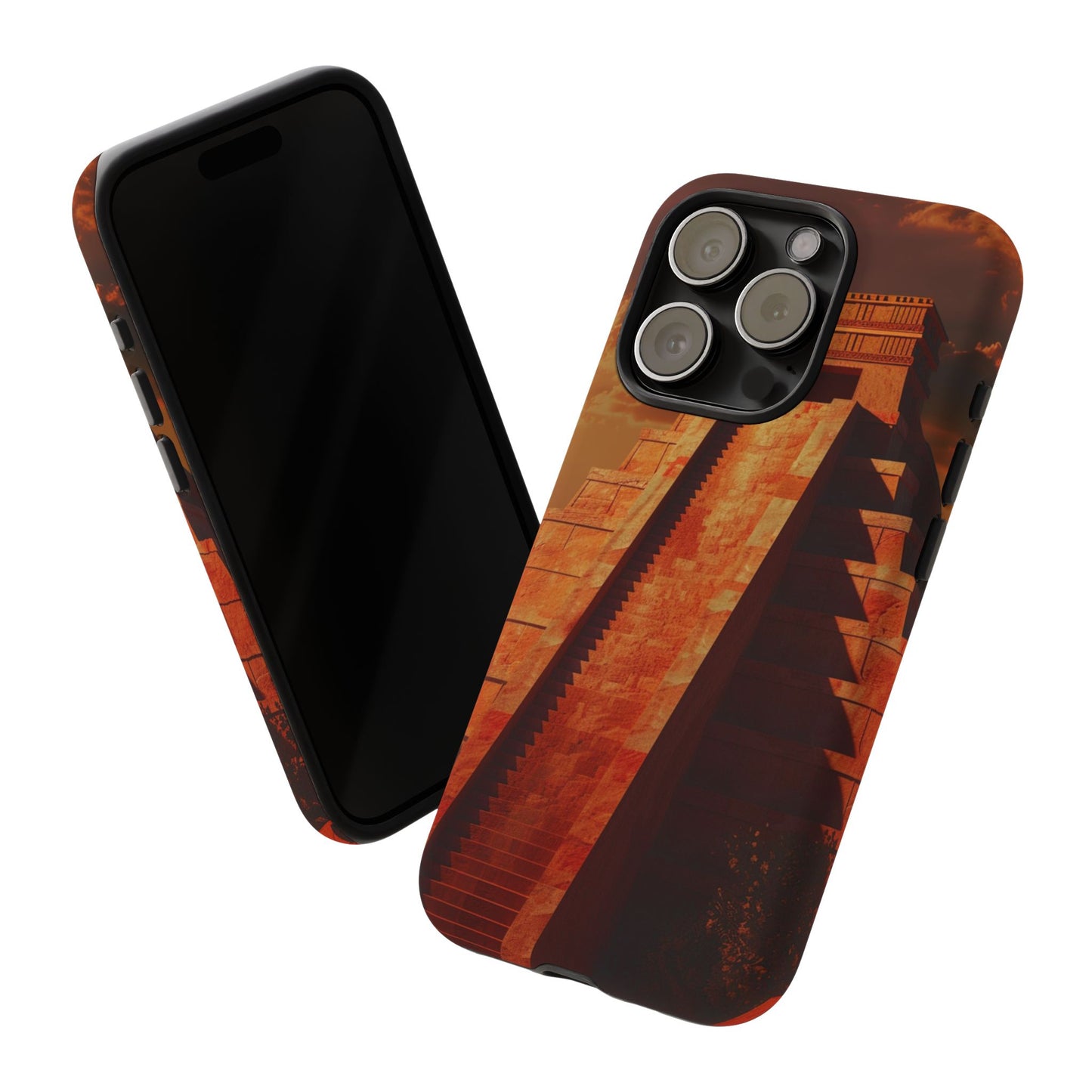 Mayan Pyramid Twilight Phone Case – iPhone, Google Pixel, Samsung Galaxy