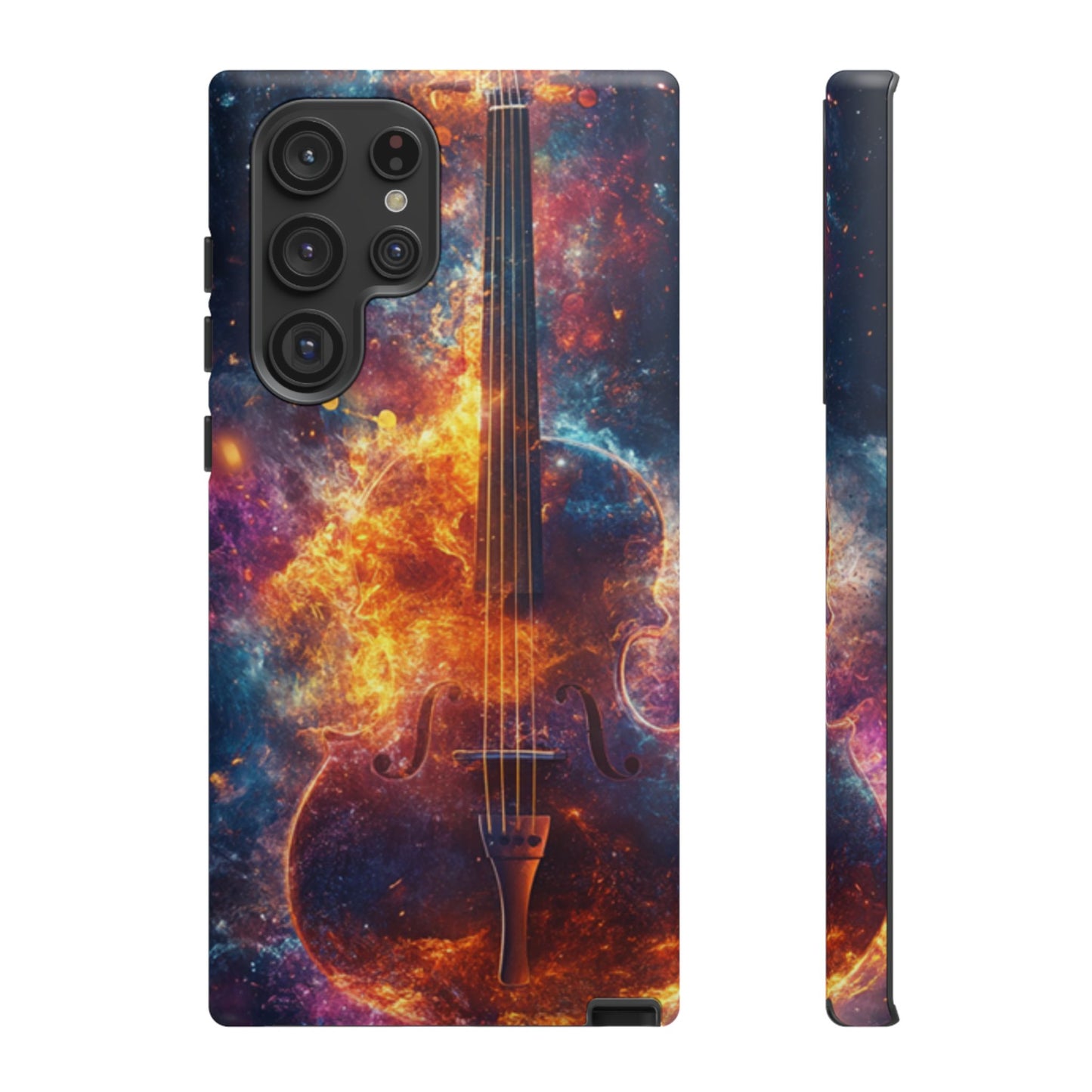 Fiery Violin Galaxy Phone Case – iPhone, Samsung, Google Pixel