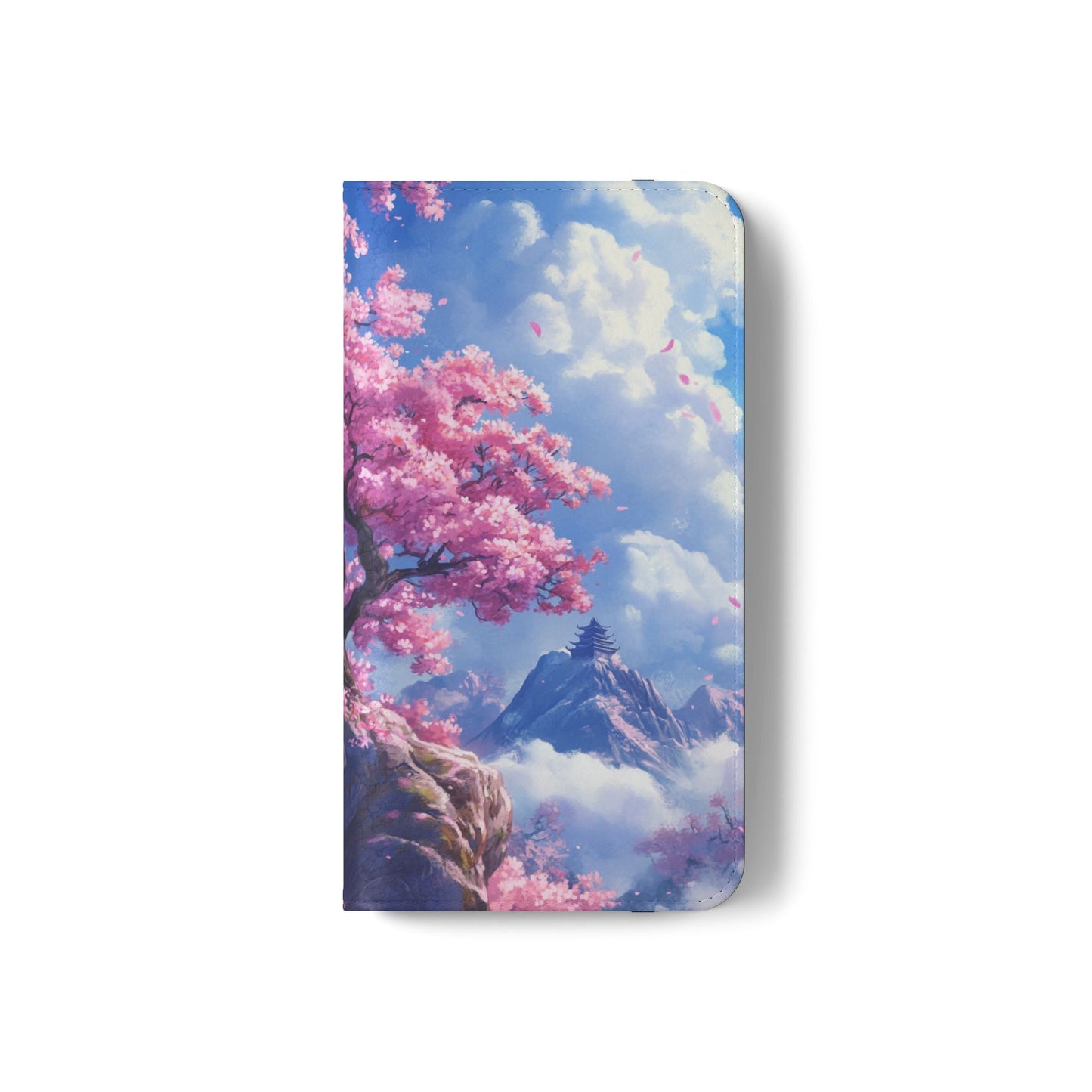 Sakura Sky Temple - Wallet Flip Case