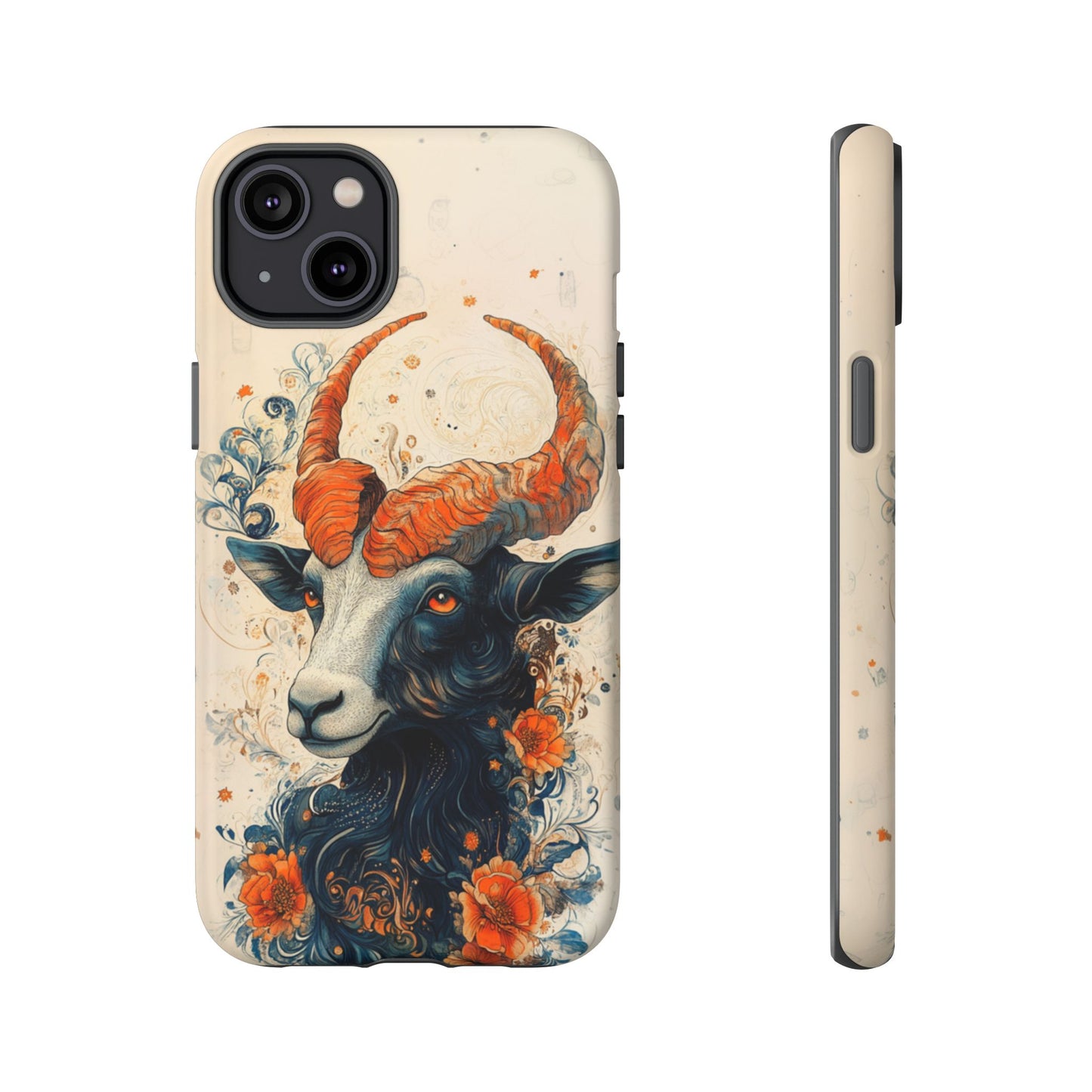 Capricorn Zodiac Artistic Floral Phone Case – iPhone, Google Pixel, Samsung Galaxy