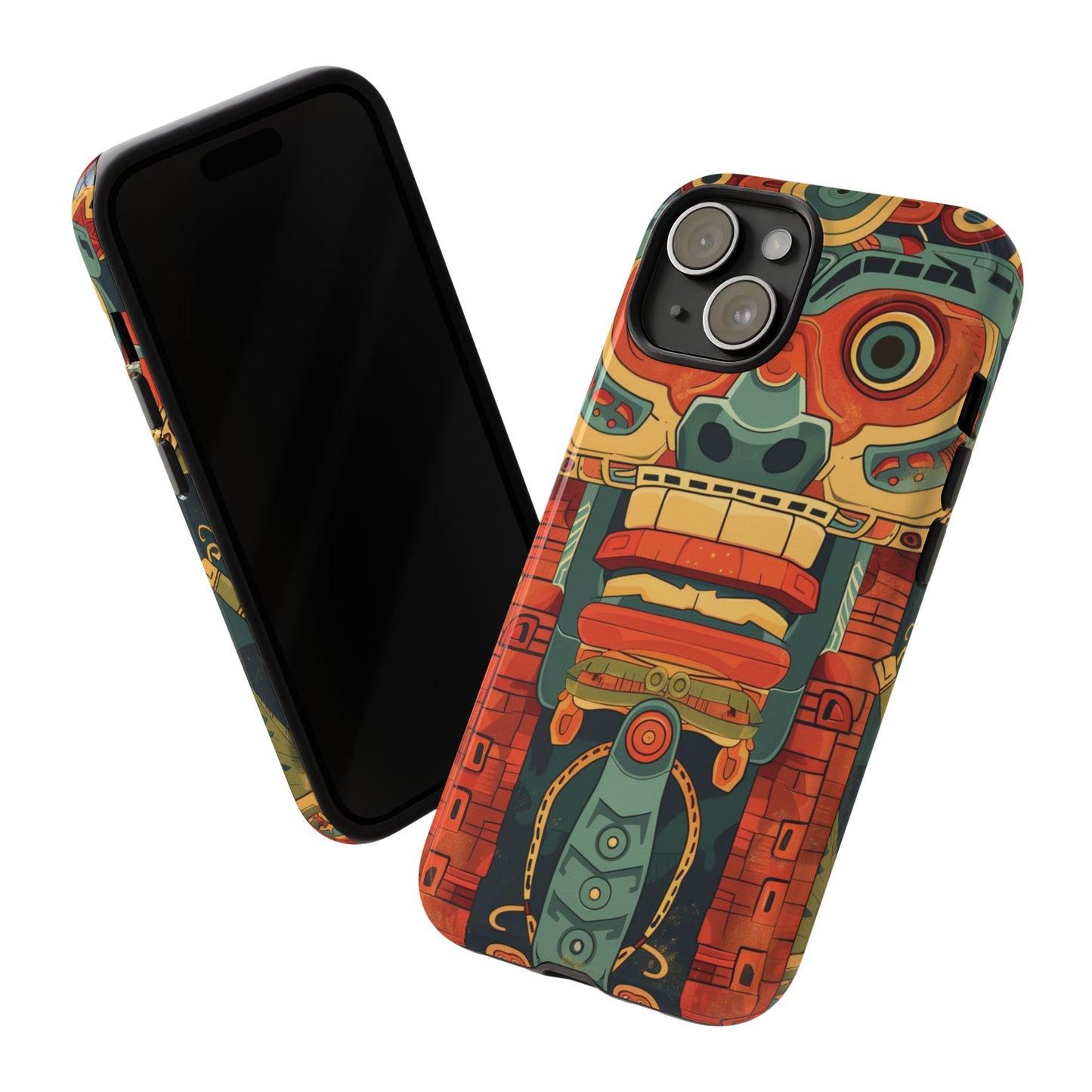 Vivid Ancient Glyphs Phone Case - iPhone, Google Pixel, Samsung