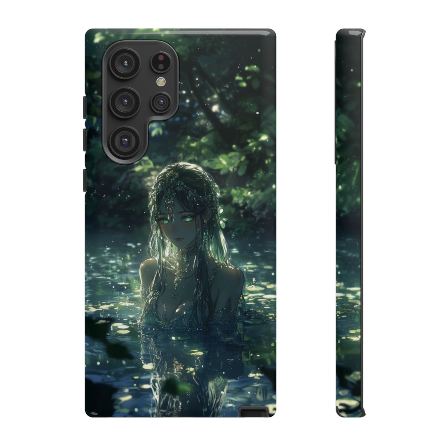 Forest Water Nymph Green Eyes Pond - Tough Samsung Galaxy Case