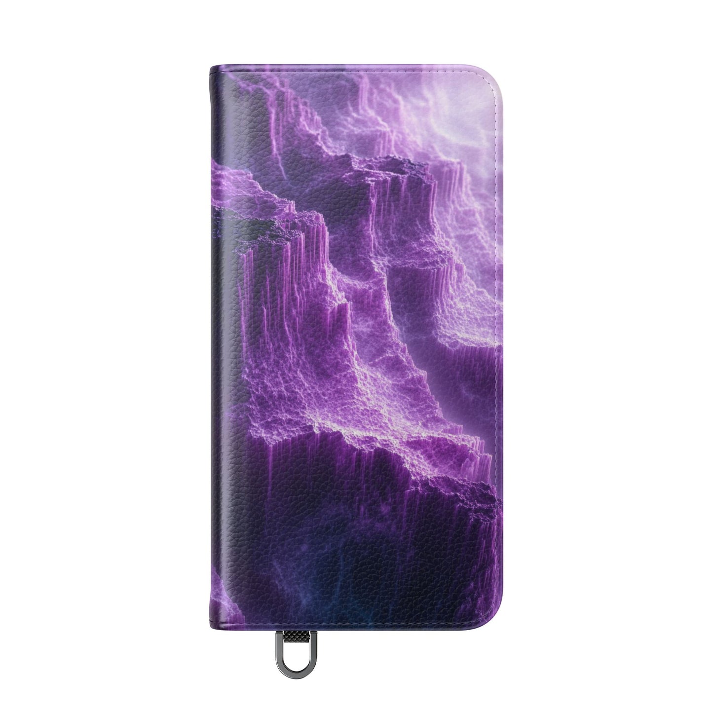 Purple Crystal Canyon - Wallet Flip Case
