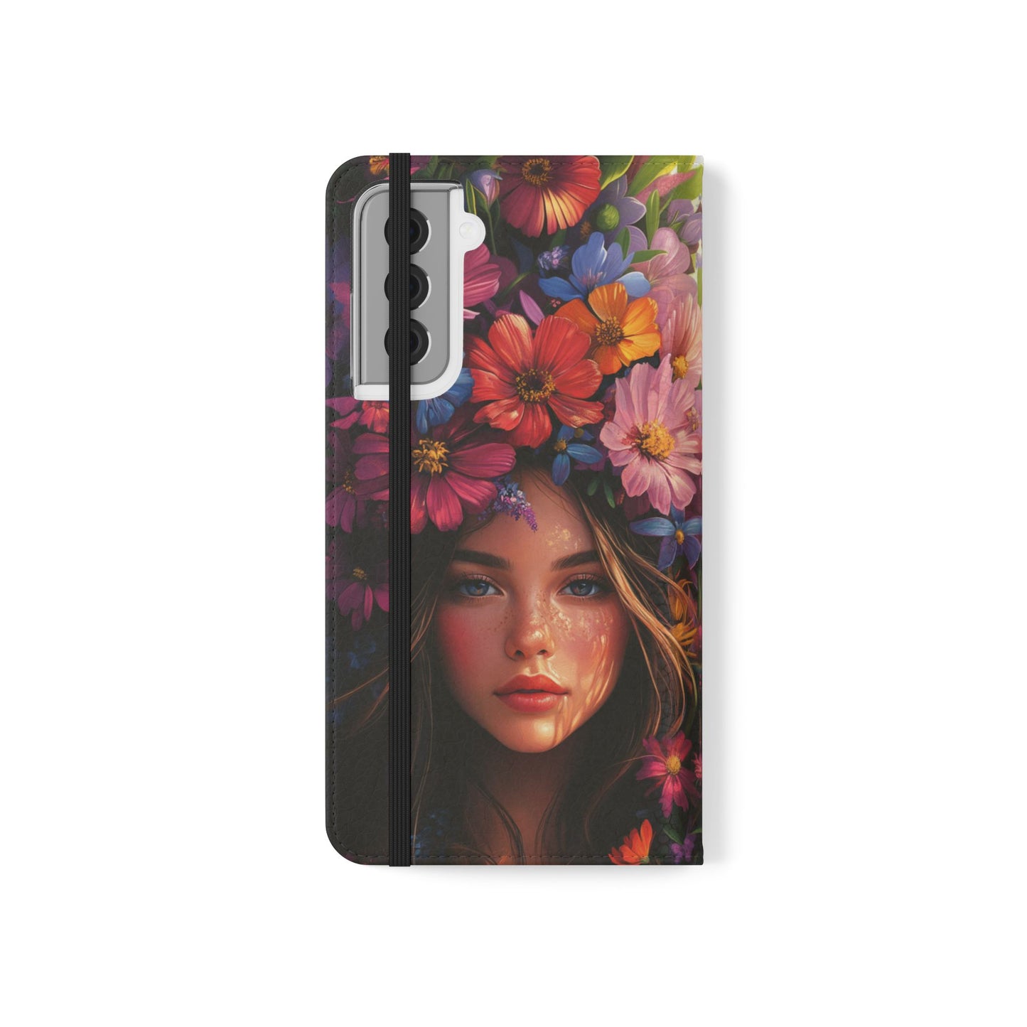 Floral Crown Muse - Wallet Flip Case