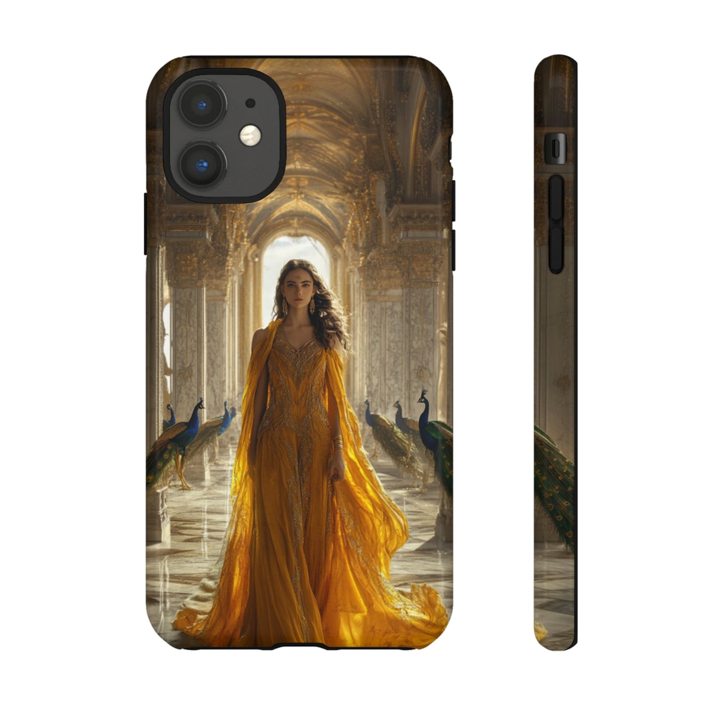 Hera Golden Palace Peacock Goddess - Tough iPhone Case