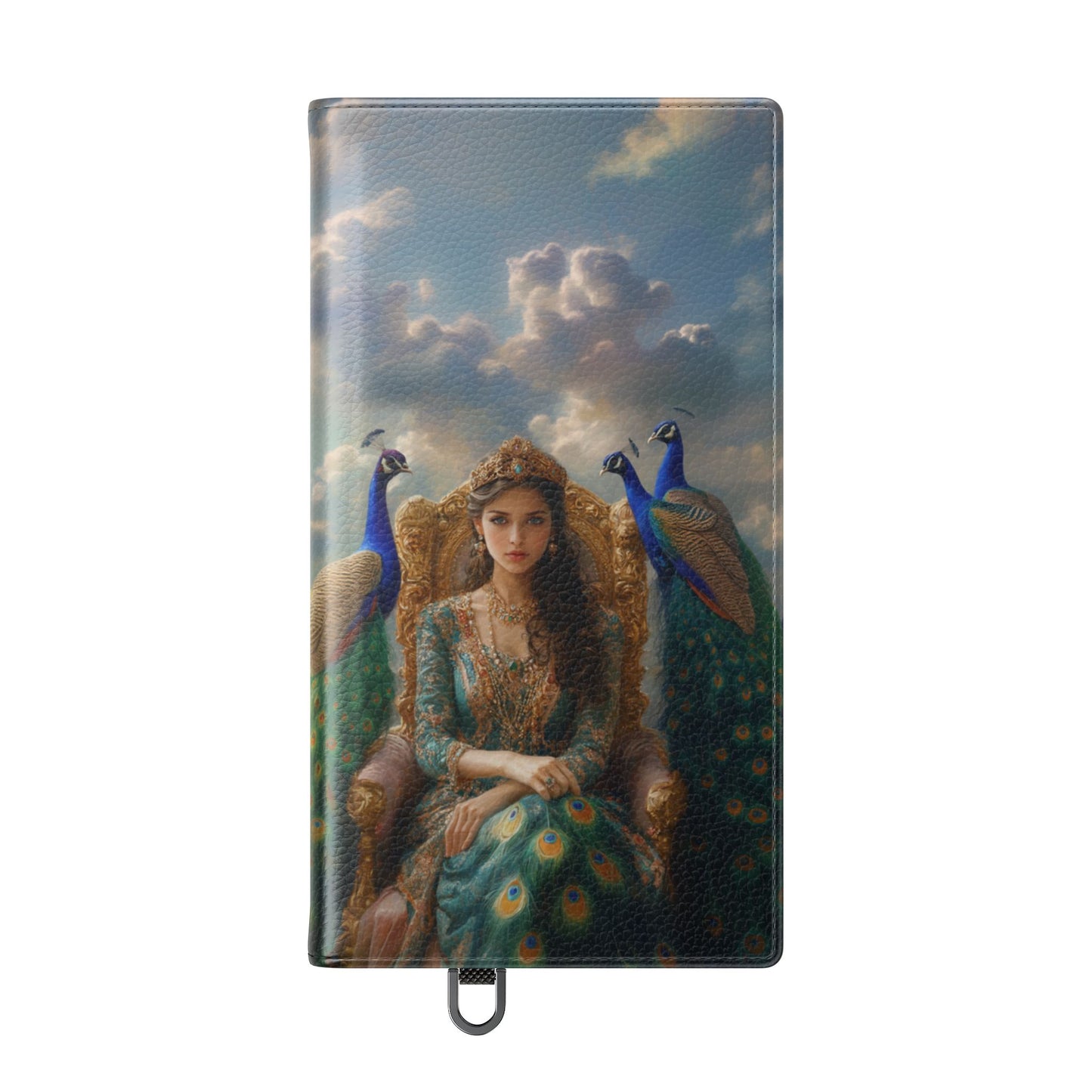 Hera Peacock Empress Golden Throne - Wallet Flip Case