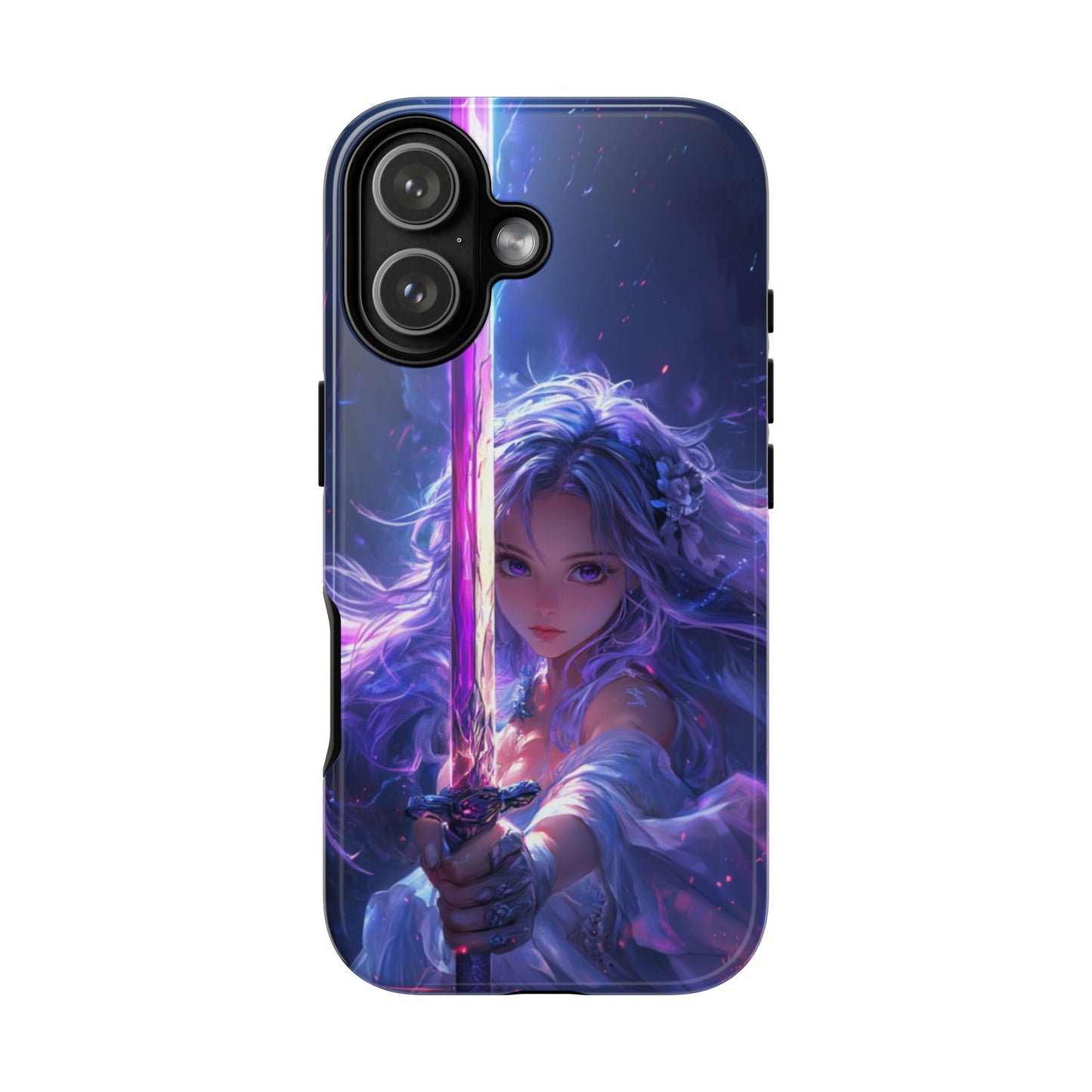 Violet Blade Warrior – Tough iPhone Case