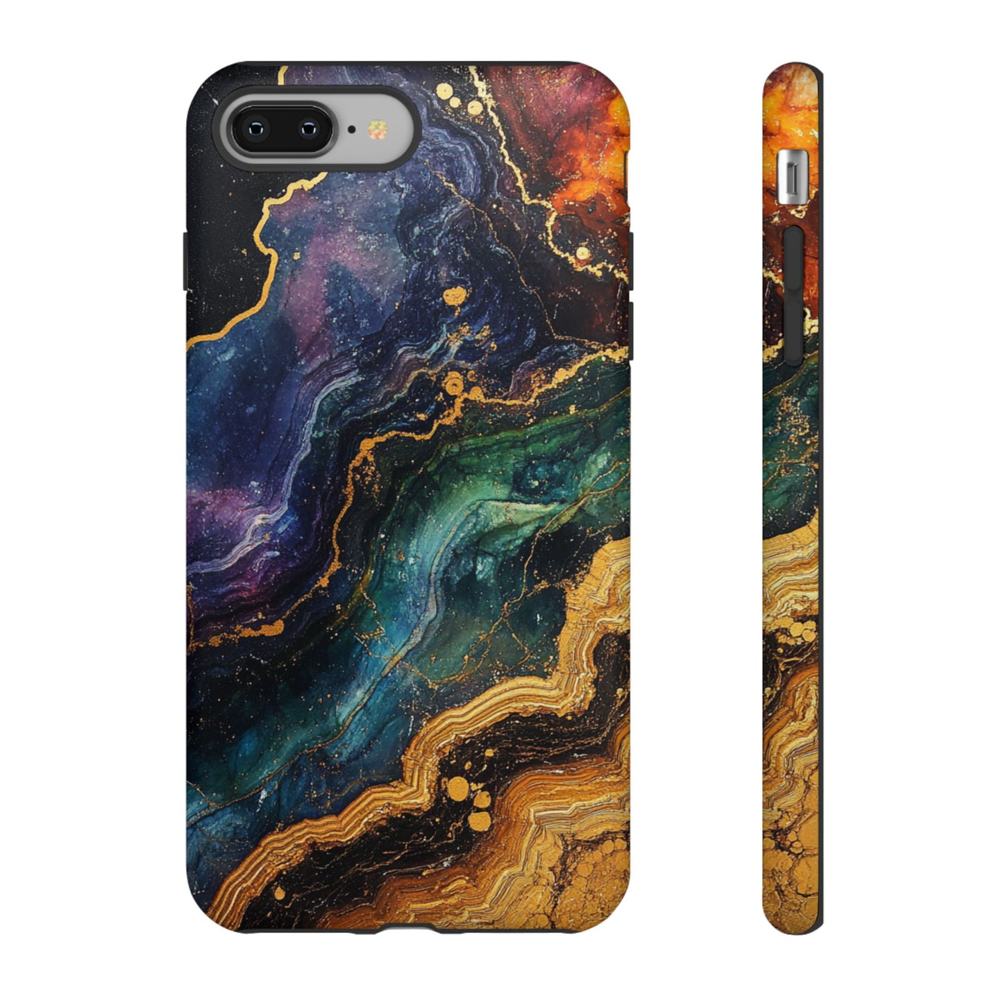 Cosmic Agate Veins – Tough iPhone Case