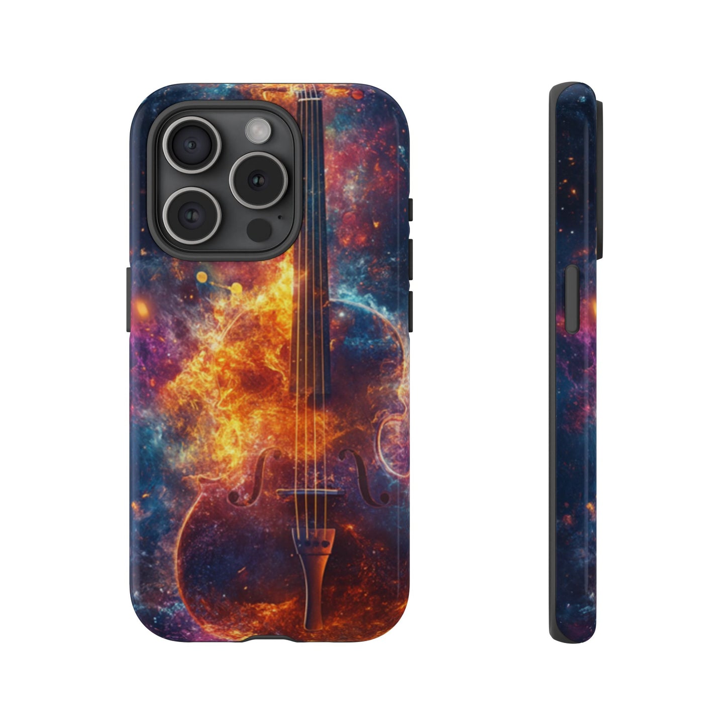Fiery Violin Galaxy Phone Case – iPhone, Samsung, Google Pixel