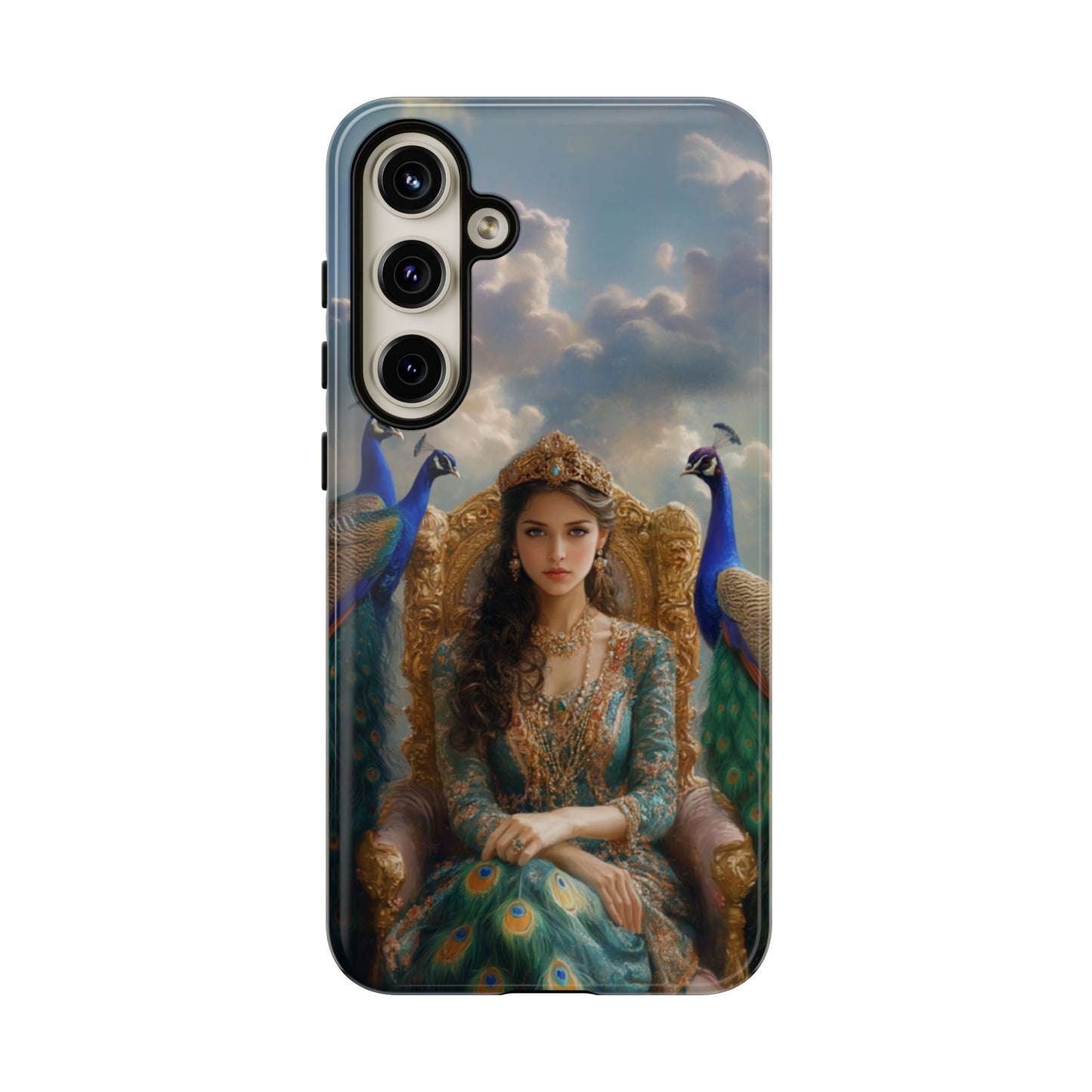 Hera Peacock Empress Golden Throne - Tough Samsung Galaxy Case