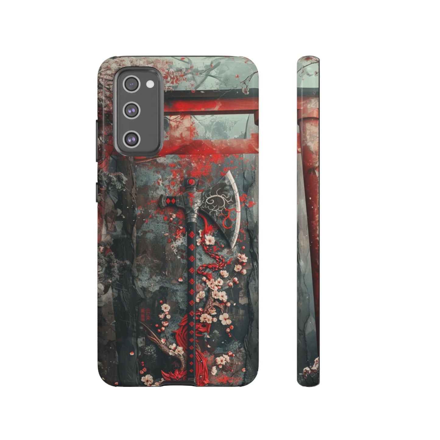 Sakura Warrior Axe - Tough Samsung Galaxy Case