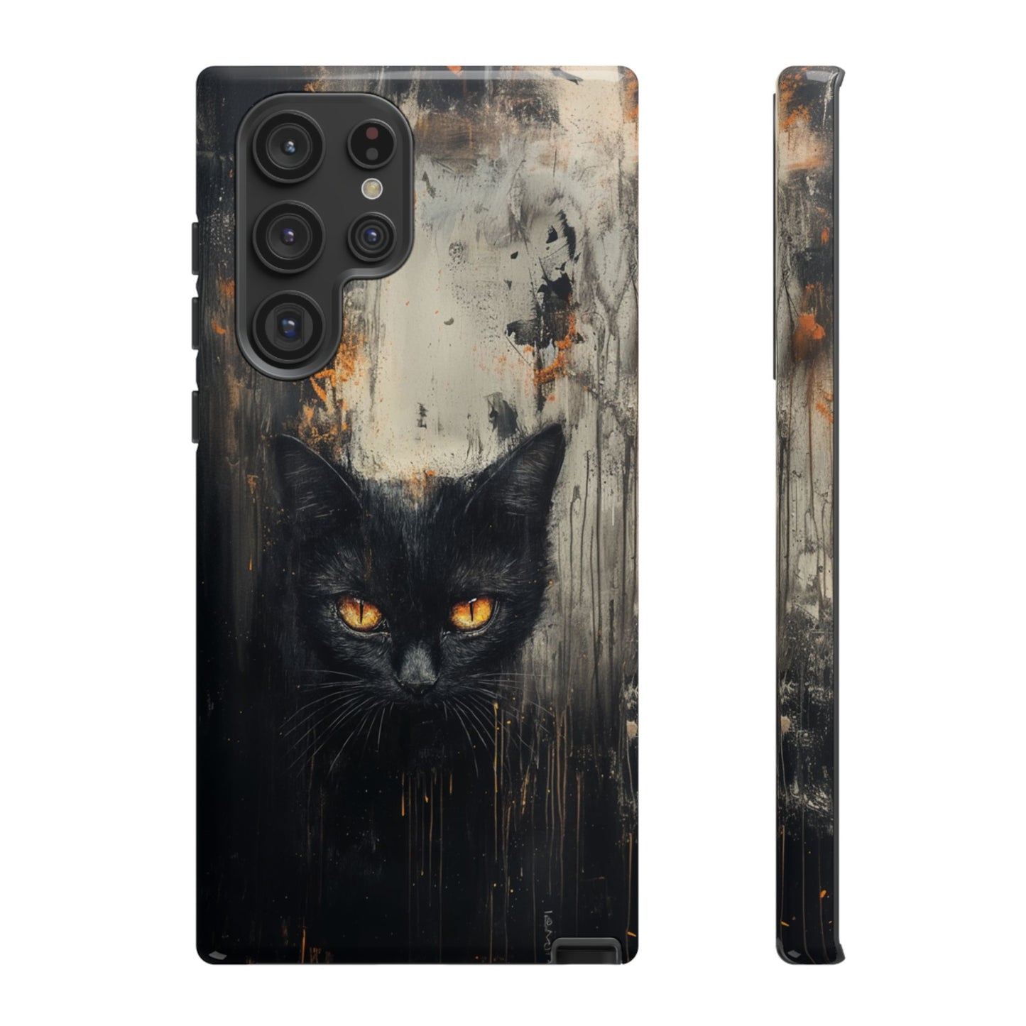 Enigmatic Black Cat Phone Case - iPhone, Google Pixel, Samsung Galaxy