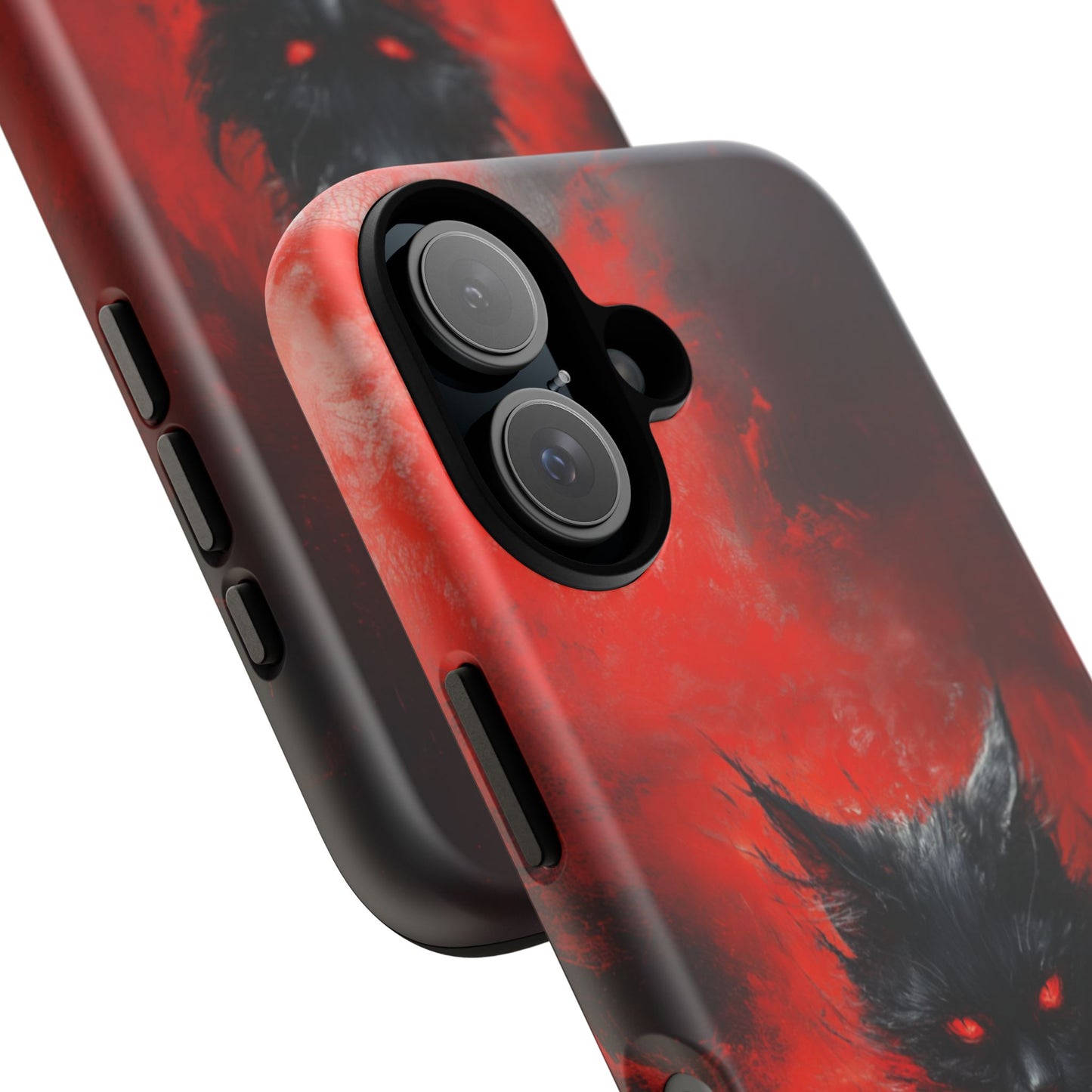 Fire Demon Black Cat - Tough iPhone Case