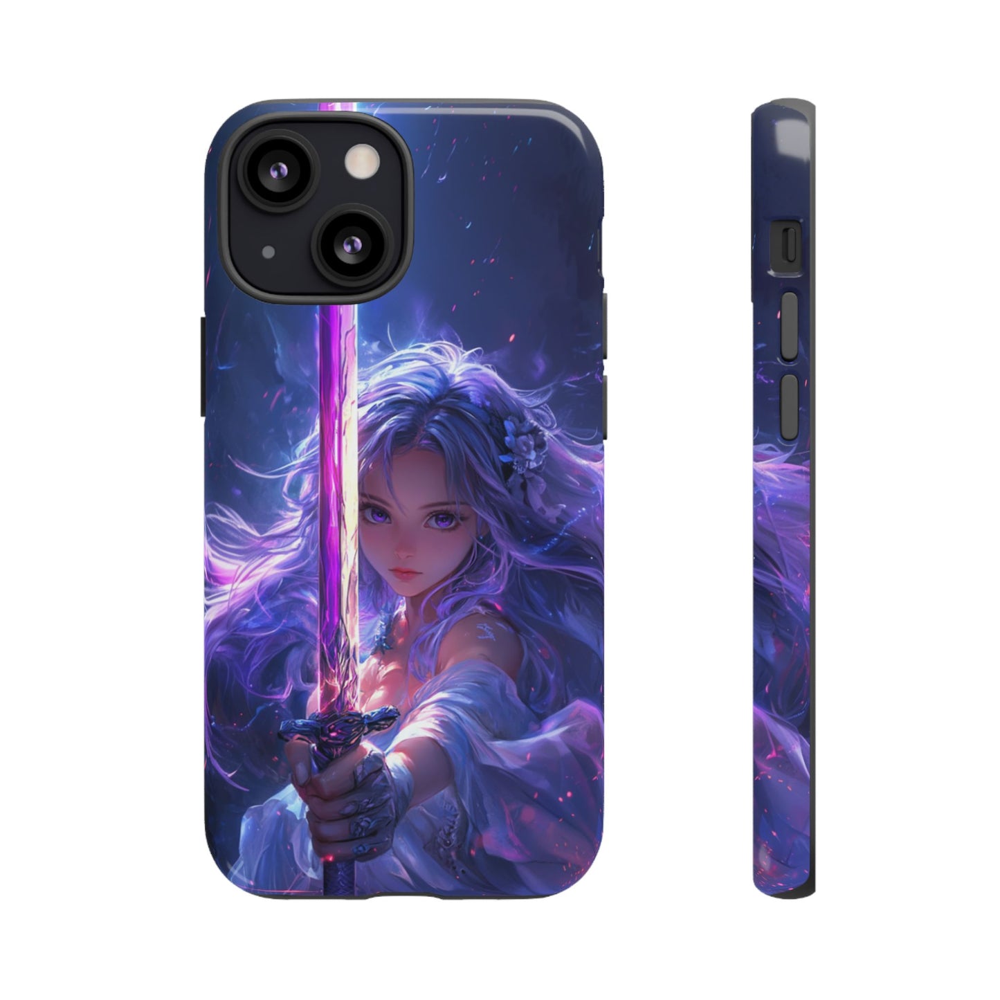 Violet Blade Warrior – Tough iPhone Case