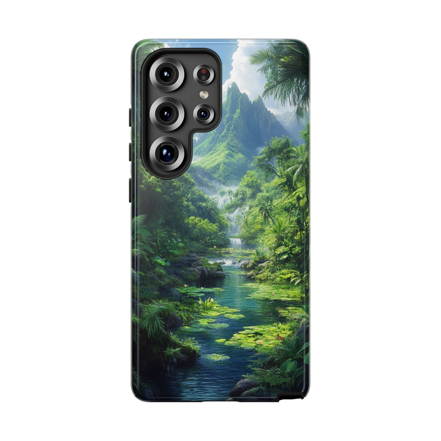 Verdant Jungle Cascade – Tough Samsung Galaxy Case