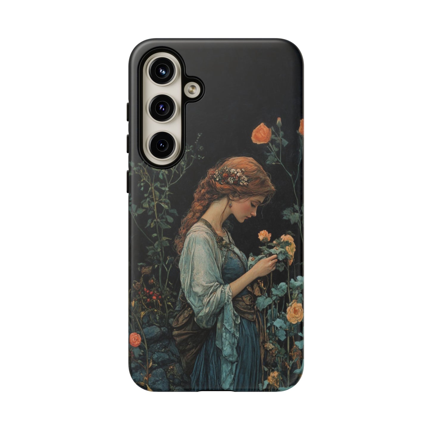 Virgo's Garden Grace: The Serene Maiden - iPhone, Google Pixel, Samsung Galaxy