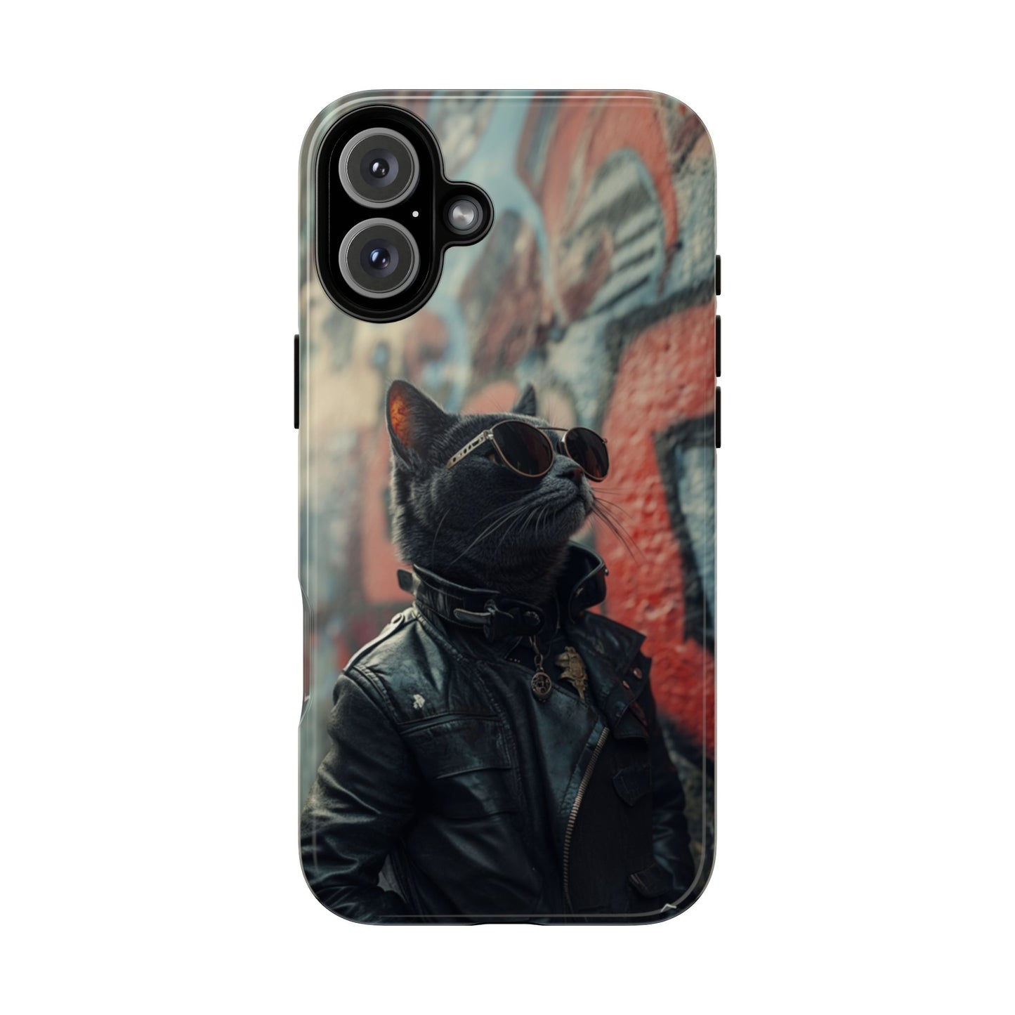 Punk Rock Cat Phone Case – iPhone, Google Pixel, Samsung Galaxy