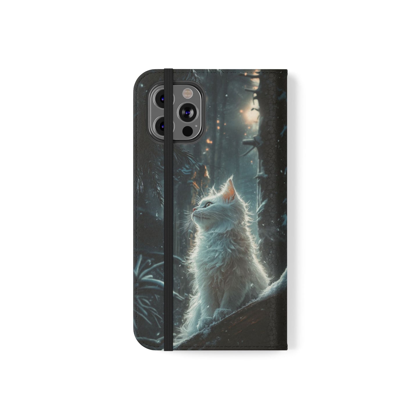 Winter Spirit Cat - Wallet Flip Case