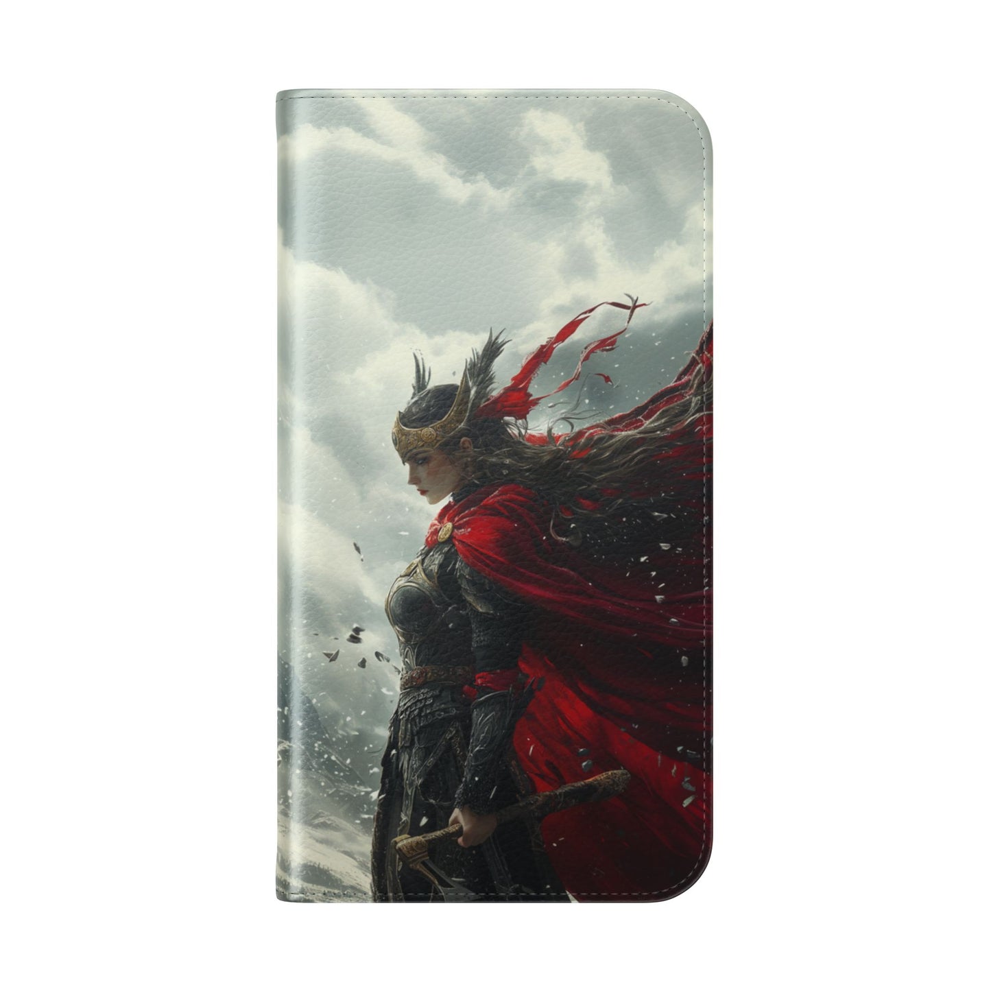 Freya Crimson Valkyrie - Wallet Flip Case