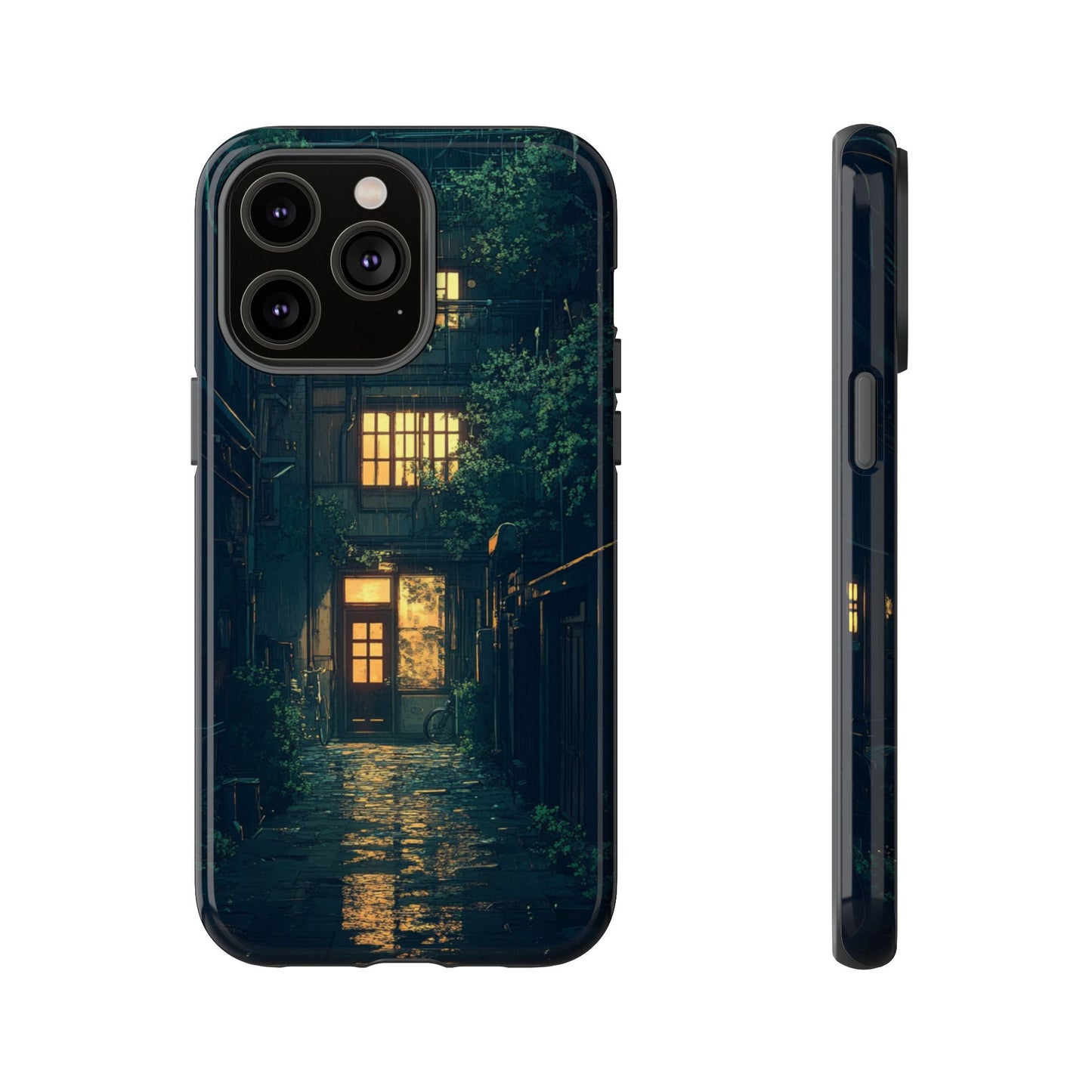 Rainy Alley - Tough iPhone Case