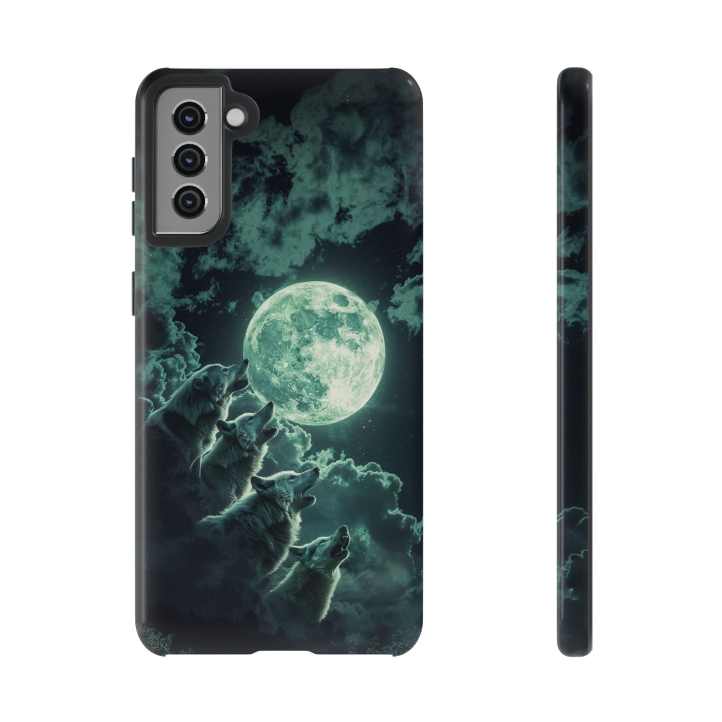 Moonlit Wolf Chorus - Tough Samsung Galaxy Case