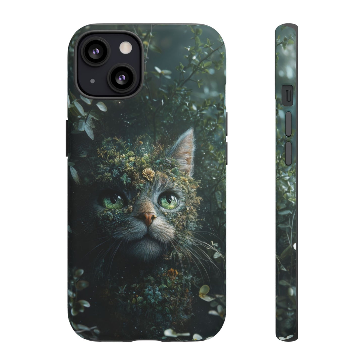 Forest Fantasy Cat Phone Case – iPhone, Google Pixel, Samsung Galaxy