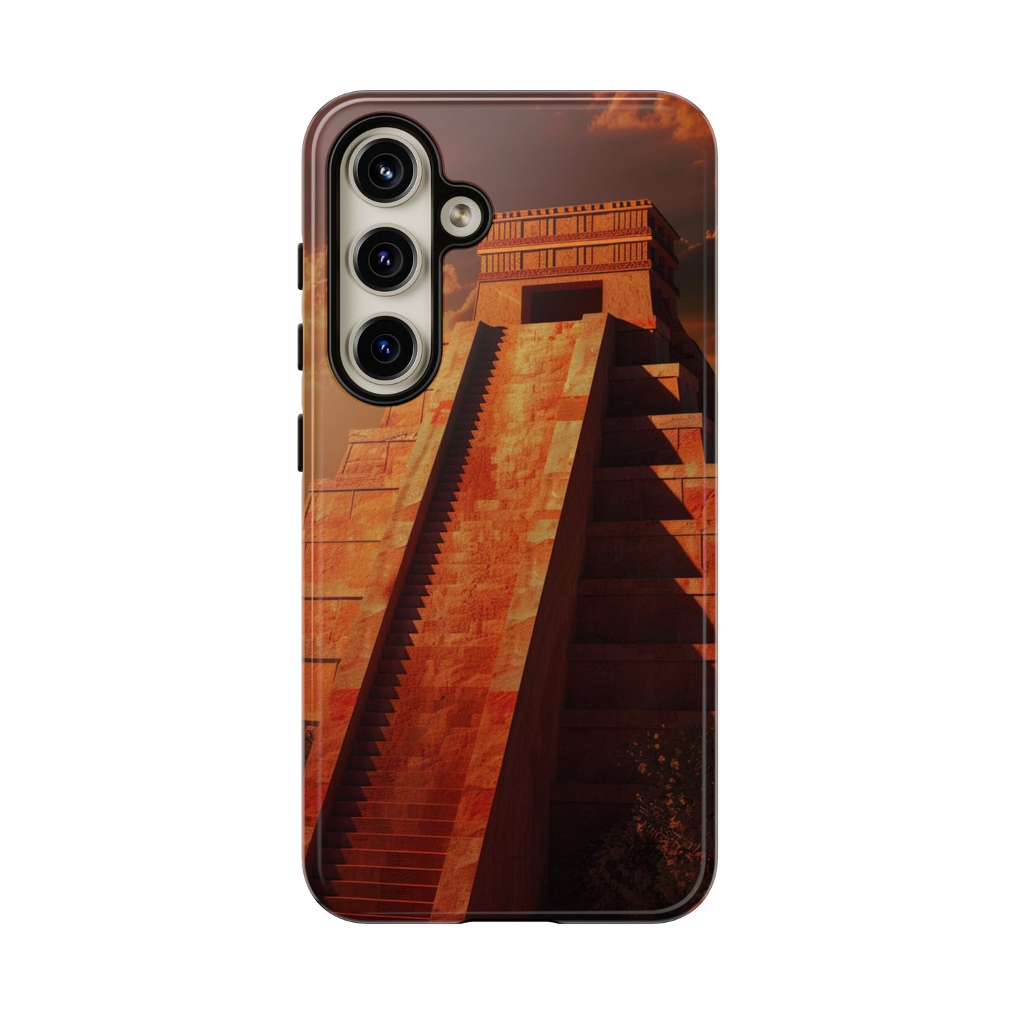 Mayan Pyramid Twilight Phone Case – iPhone, Google Pixel, Samsung Galaxy