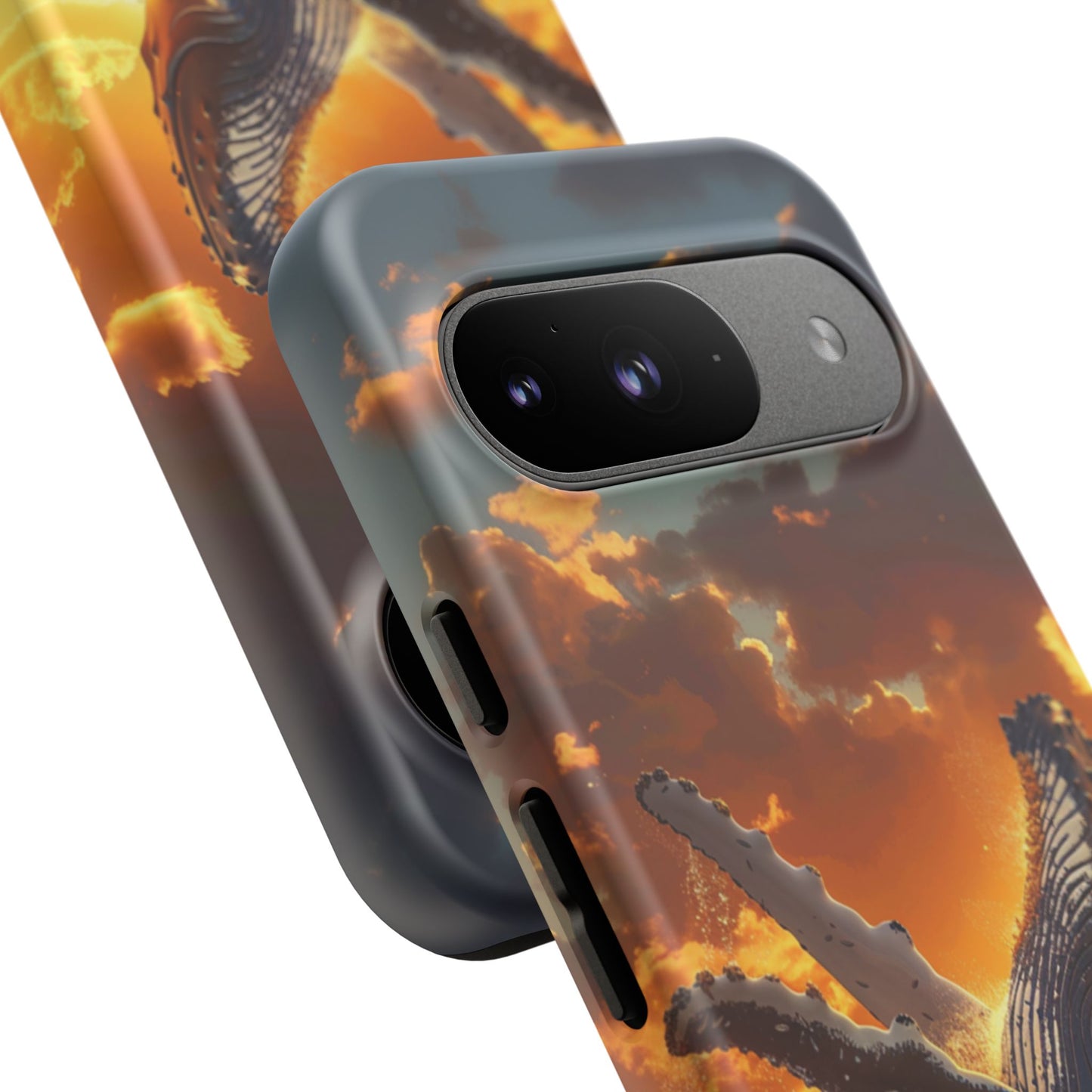 Sunset Breach Whale – Tough Google Pixel Case