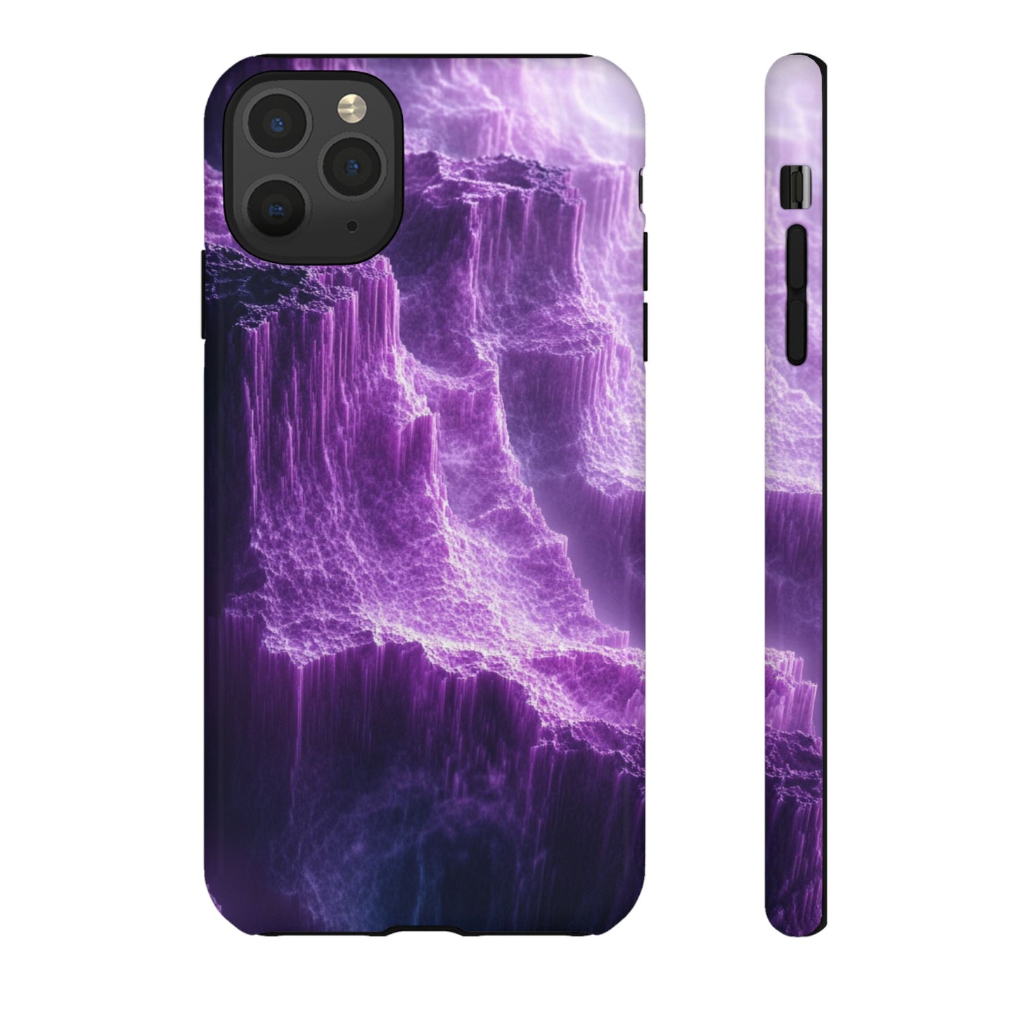 Purple Crystal Canyon - Tough iPhone Case