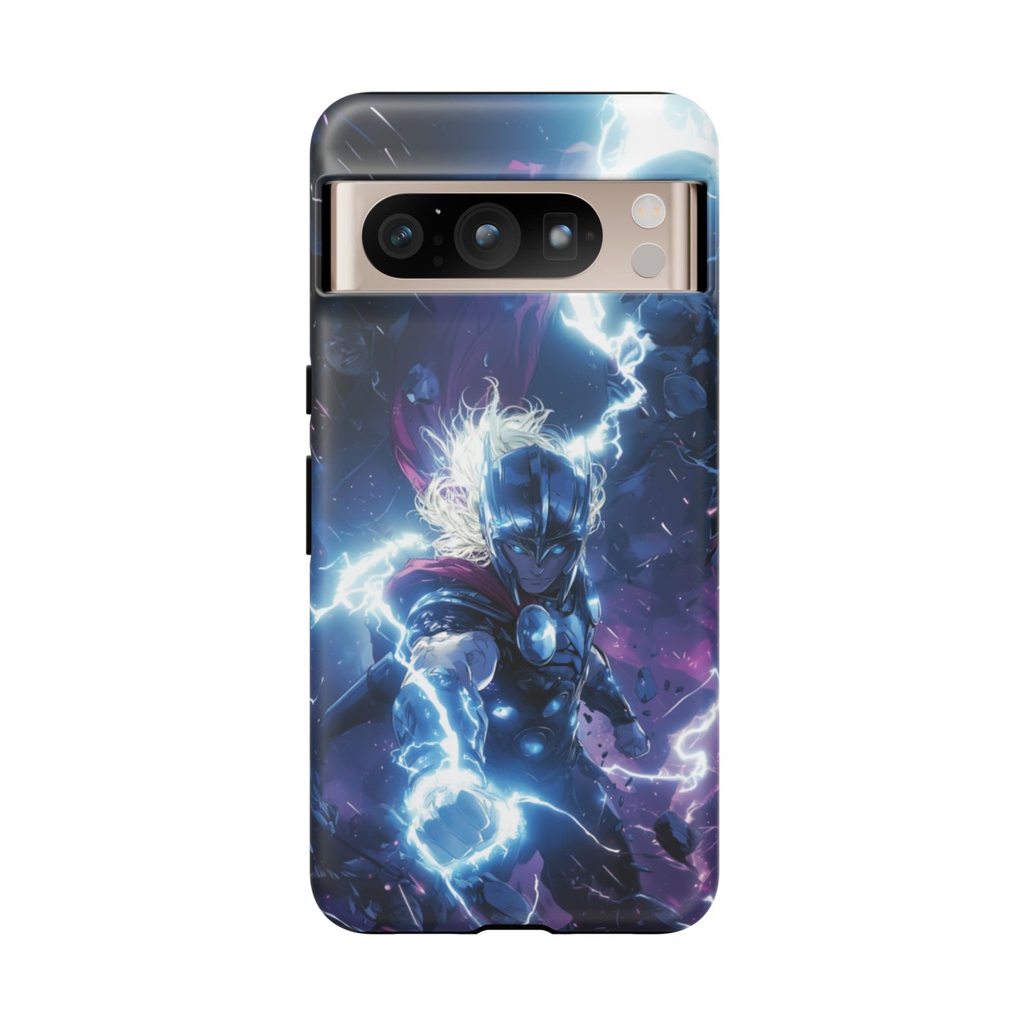 Lightning Fury: Thor Anime Action Phone Case - iPhone, Google Pixel, Samsung