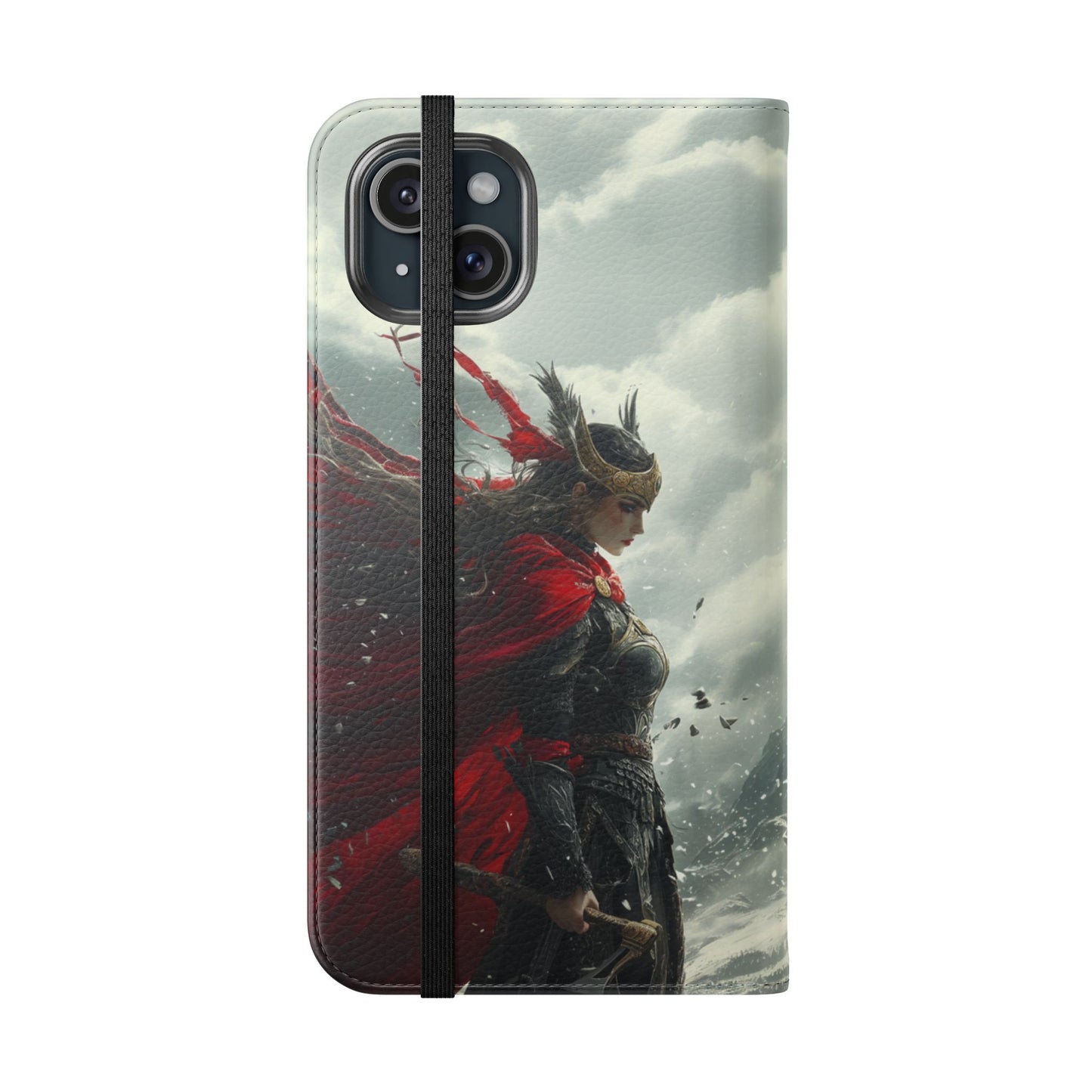 Freya Crimson Valkyrie - Wallet Flip Case