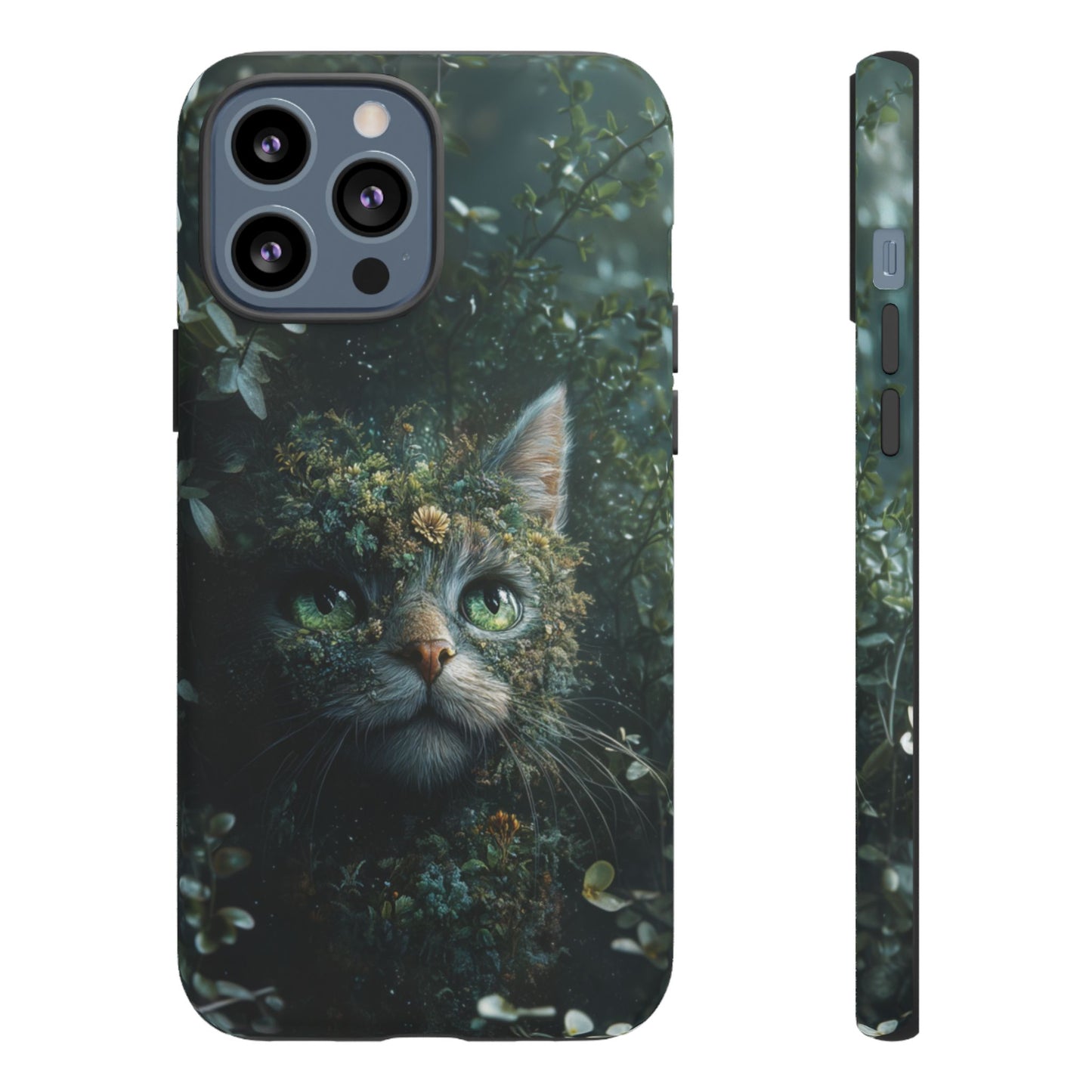 Forest Fantasy Cat Phone Case – iPhone, Google Pixel, Samsung Galaxy