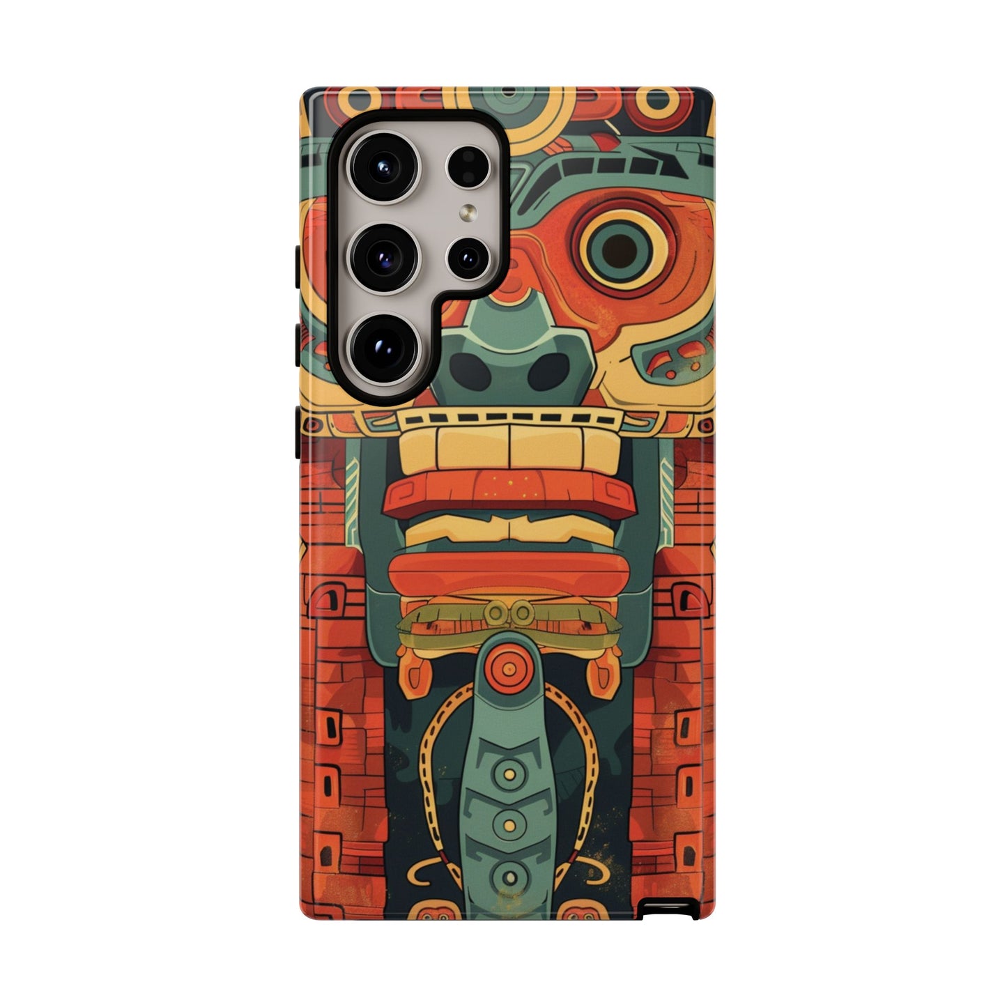 Vivid Ancient Glyphs Phone Case - iPhone, Google Pixel, Samsung