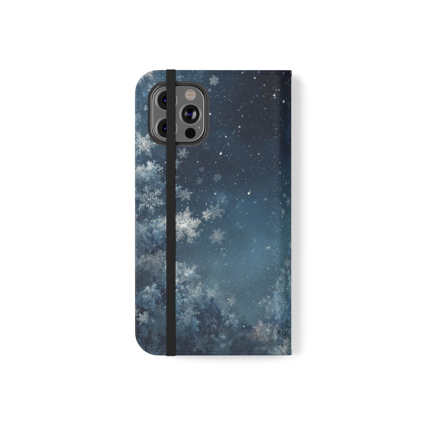 Winter Snowflakes - Wallet Flip Case