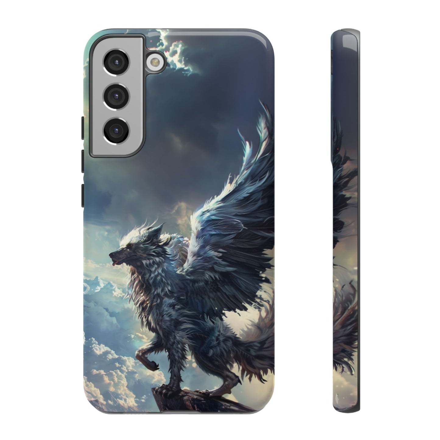 Winged Wolf Protector - iPhone, Google Pixel, Samsung Galaxy