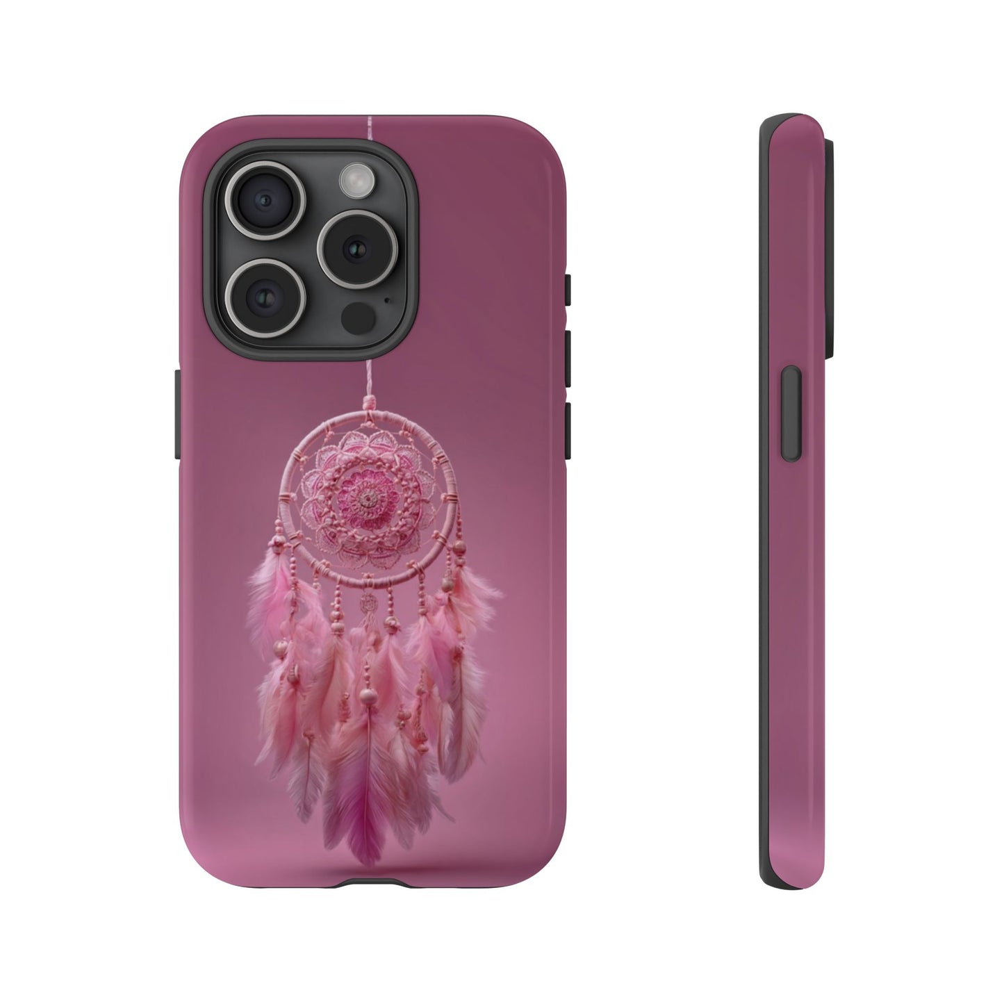 Pink Lace Dreamcatcher - Tough iPhone Case