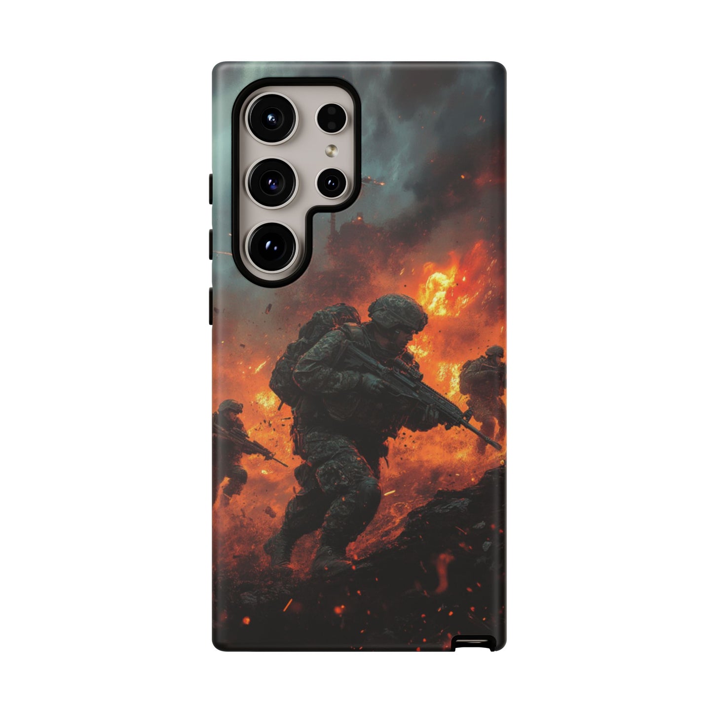 Epic Battlefield Soldier Phone Case - iPhone, Google Pixel, Samsung Galaxy