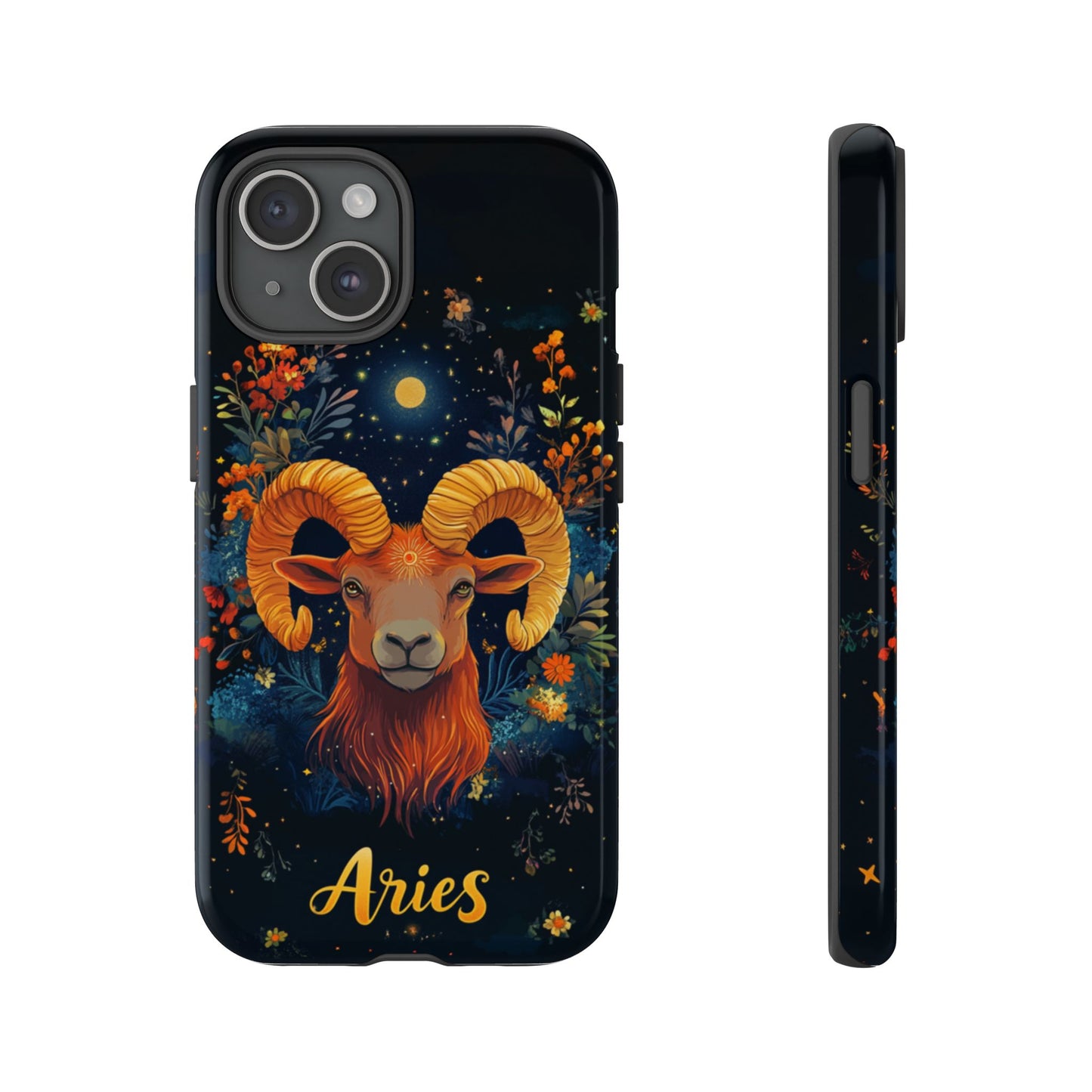 Aries Celestial Bloom Phone Case – iPhone, Google Pixel, Samsung Galaxy