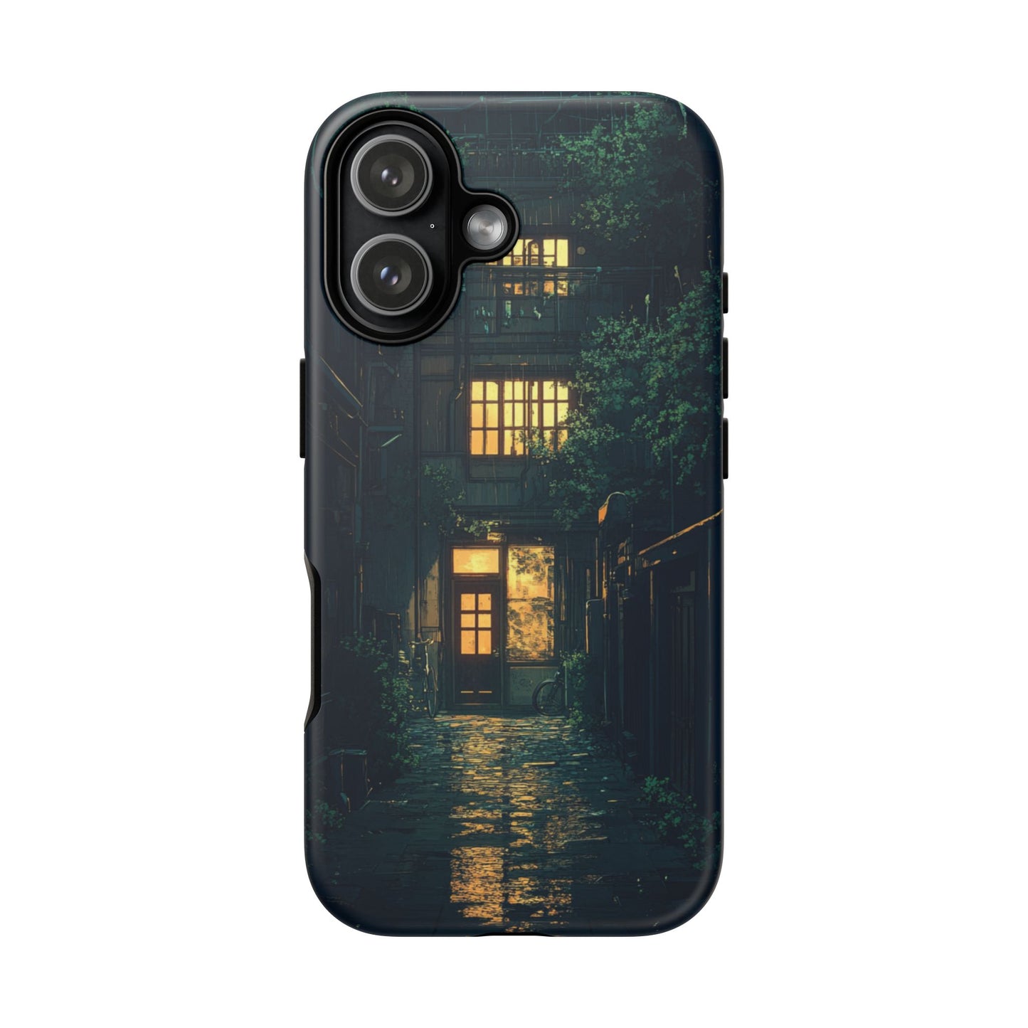 Rainy Alley - Tough iPhone Case