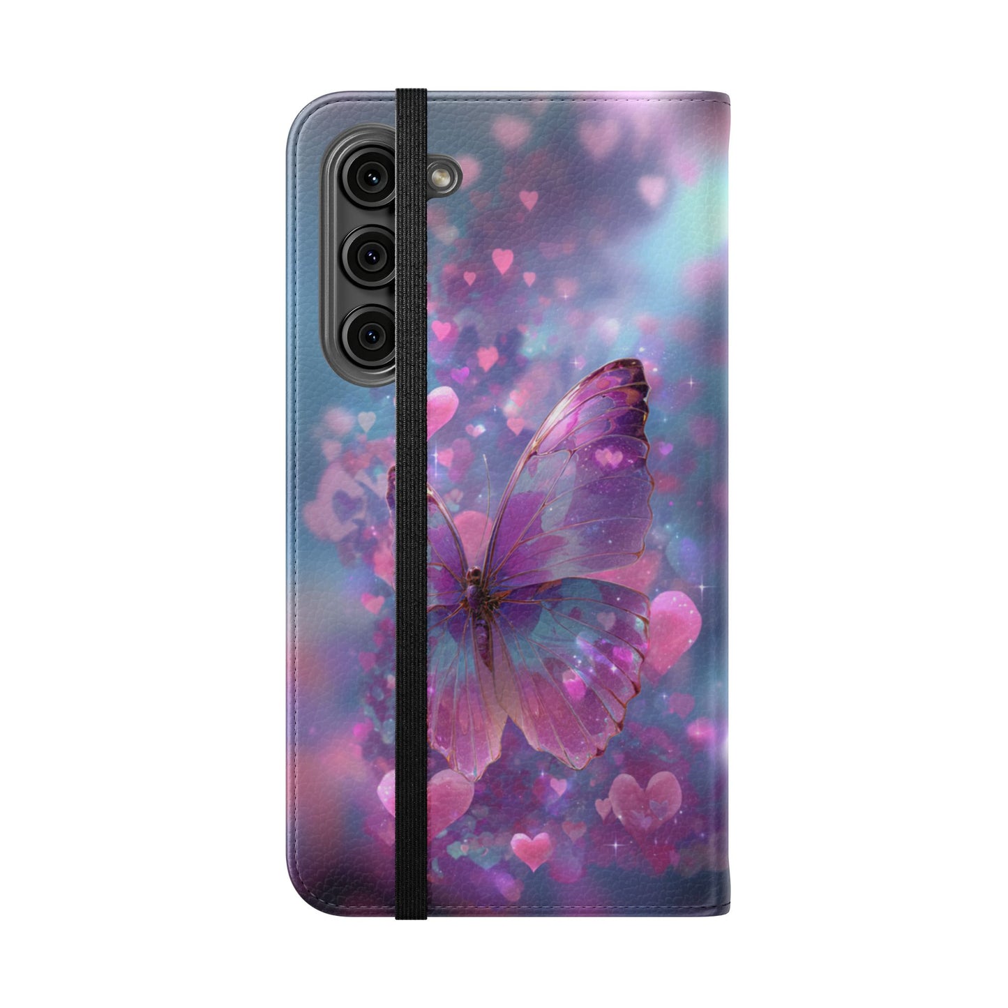Cupid's Flutter Butterfly - Wallet Flip Case