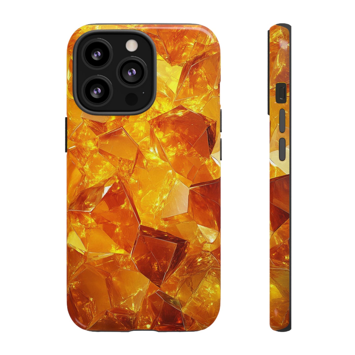 Amber Crystal Shards – Tough iPhone Case