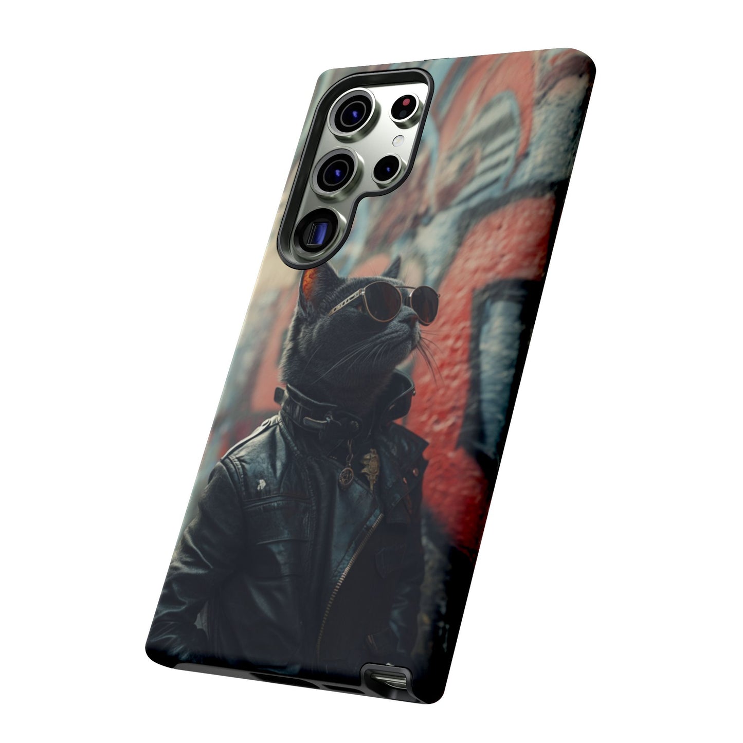 Punk Rock Cat Phone Case – iPhone, Google Pixel, Samsung Galaxy