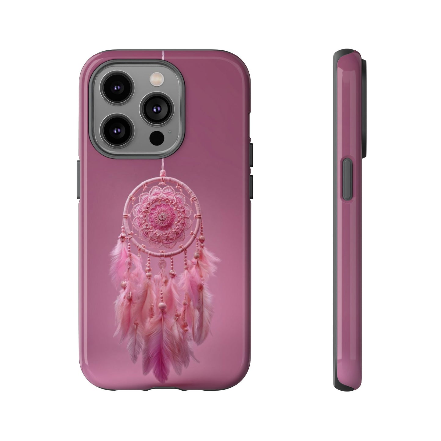 Pink Lace Dreamcatcher - Tough iPhone Case