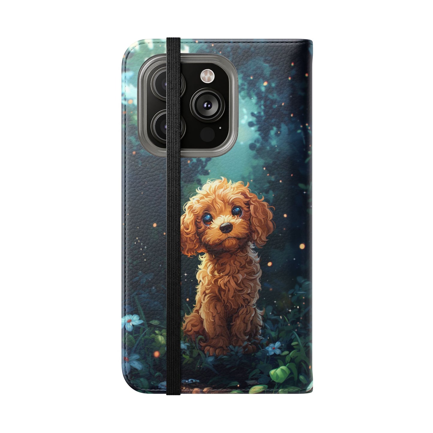 Forest Poodle - Wallet Flip Case