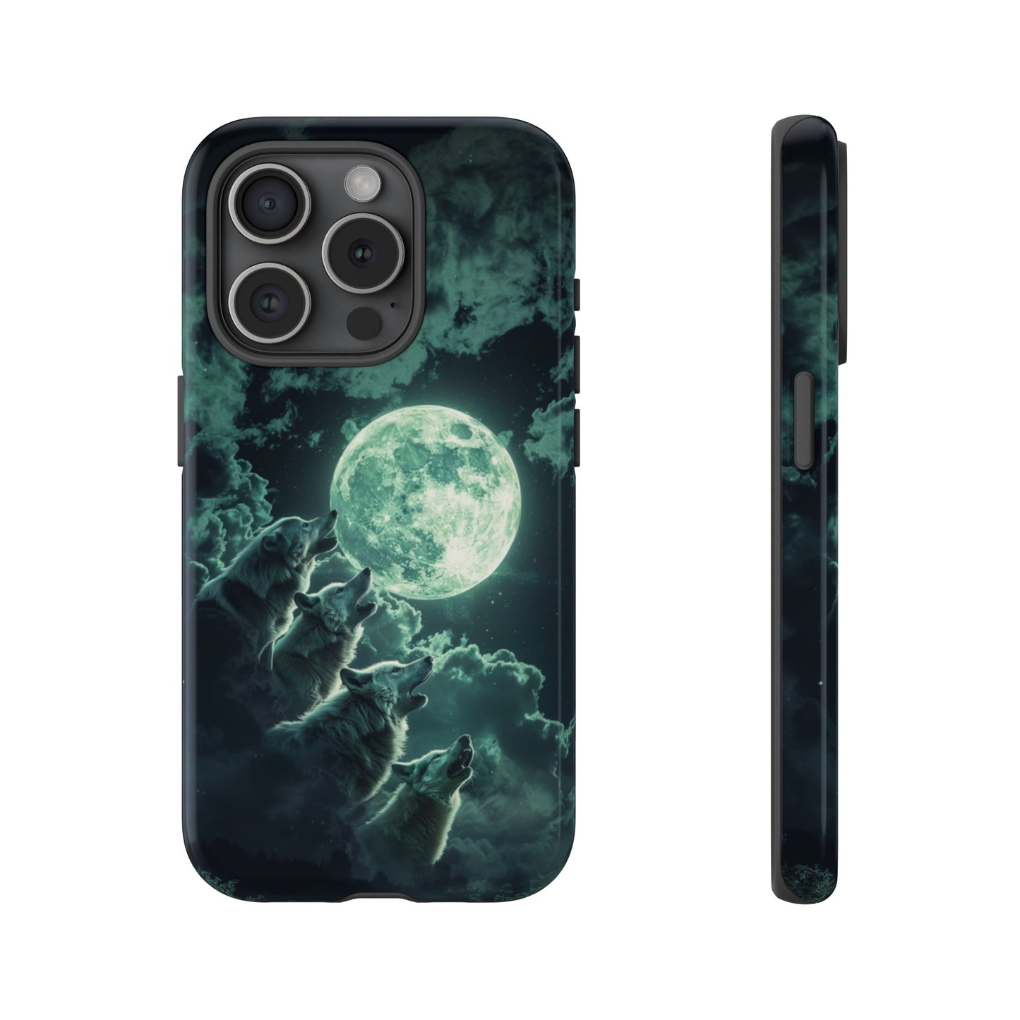 Moonlit Wolf Chorus - Tough iPhone Case