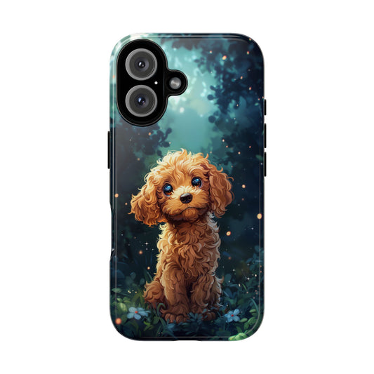Forest Poodle - Tough iPhone Case
