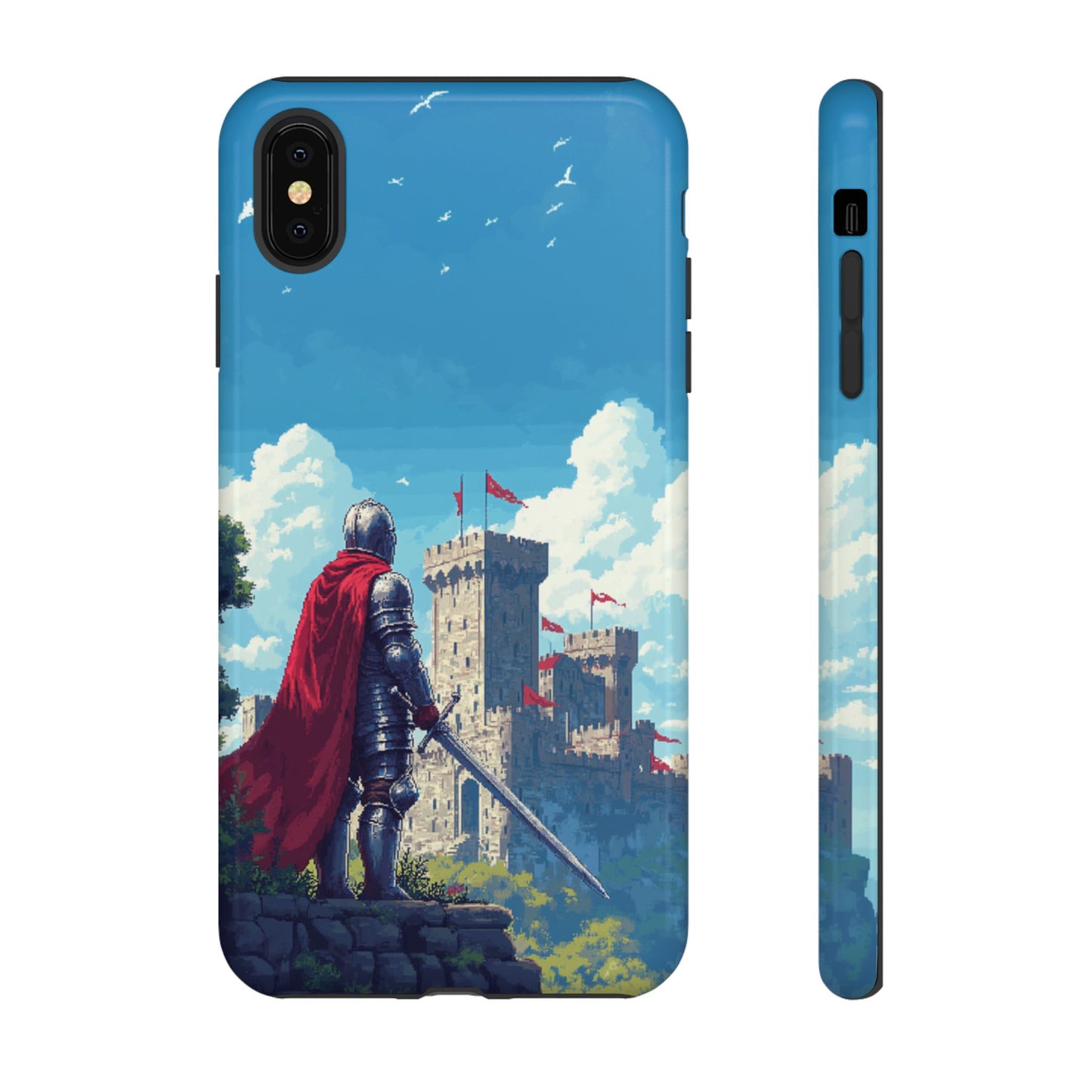 Pixel Knight Adventure Phone Case - iPhone, Google Pixel, Samsung Galaxy