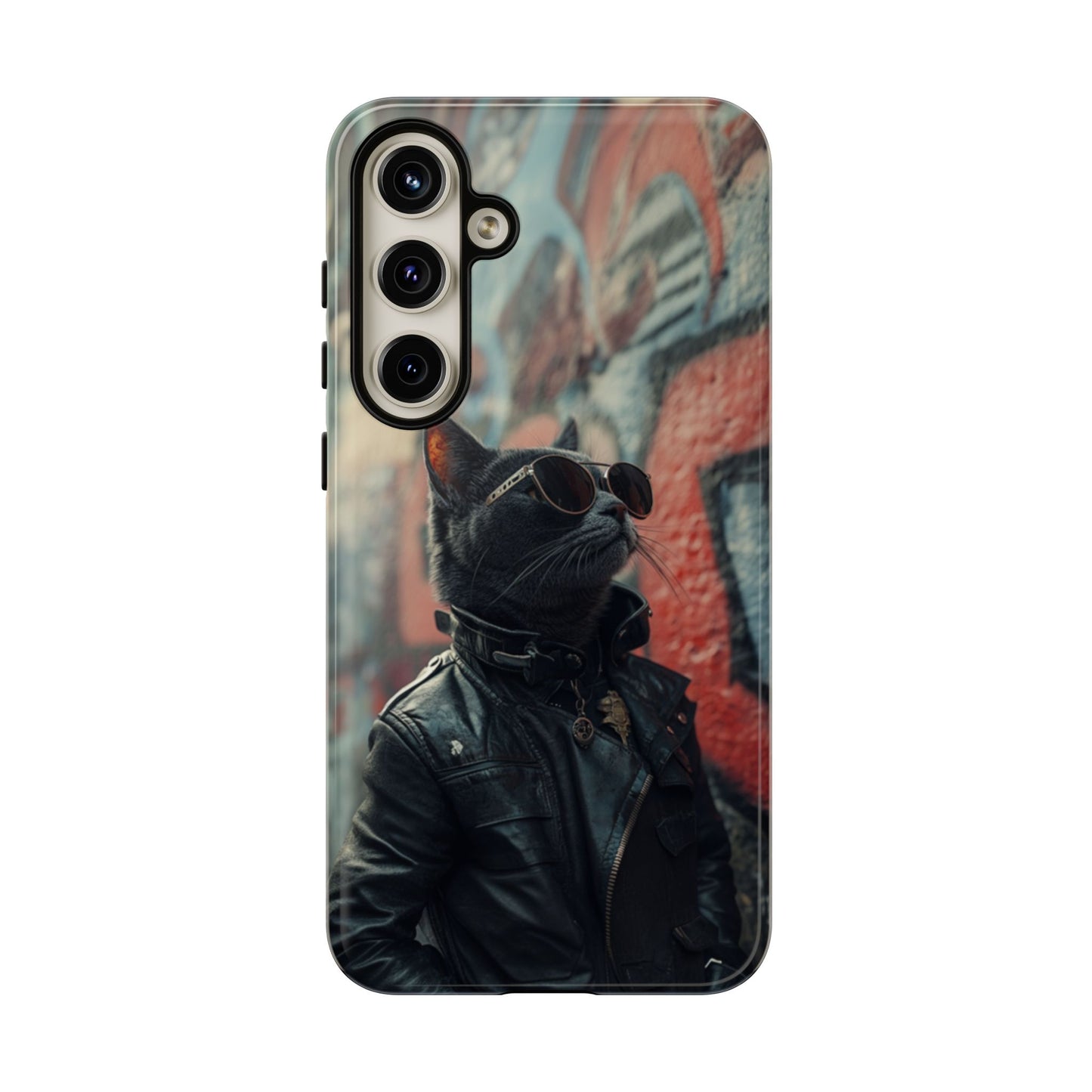 Punk Rock Cat Phone Case – iPhone, Google Pixel, Samsung Galaxy